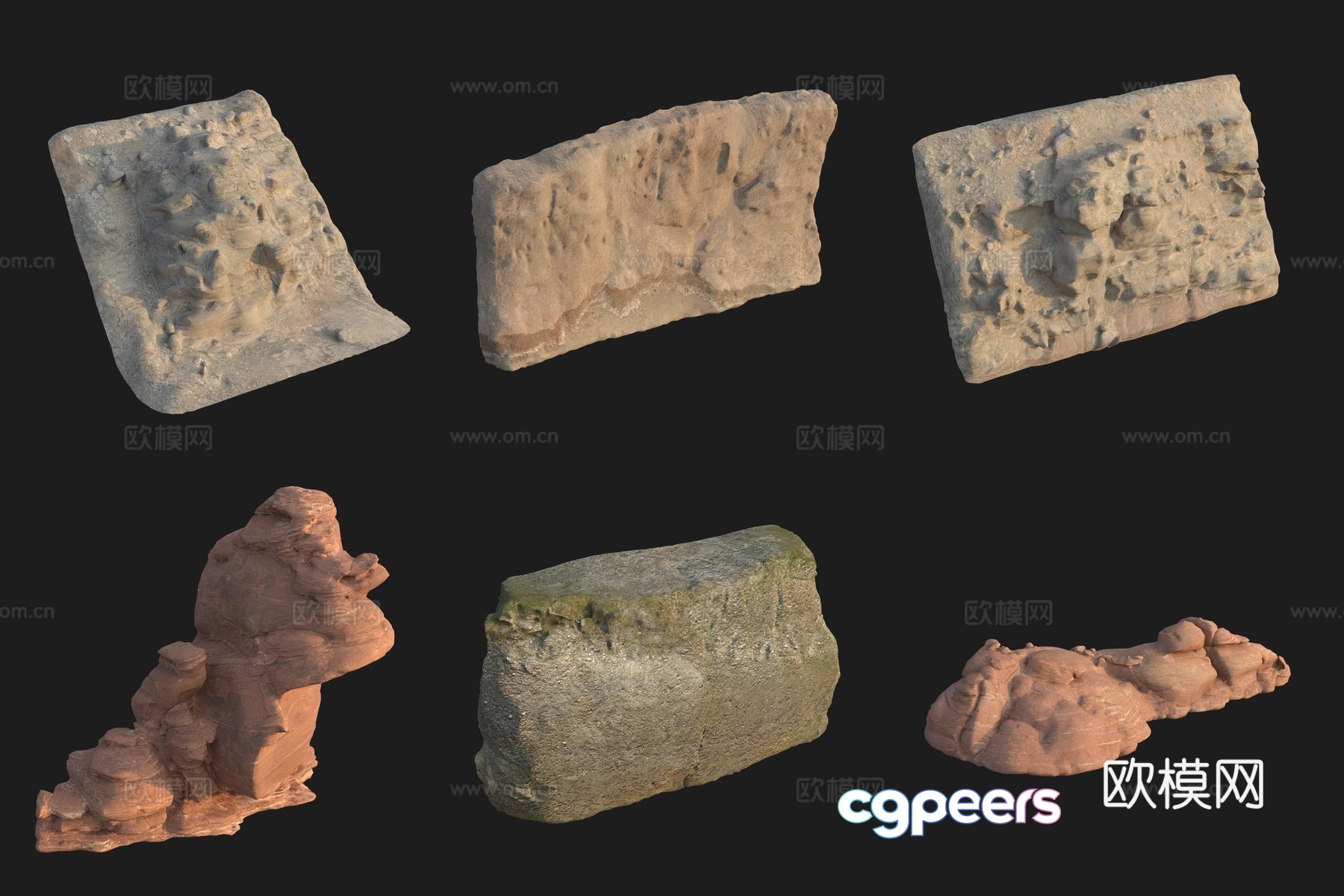 Cliff Big Stone Rock Boulder 3D Model Cliff Big Stone Rock Boulder 3D Model