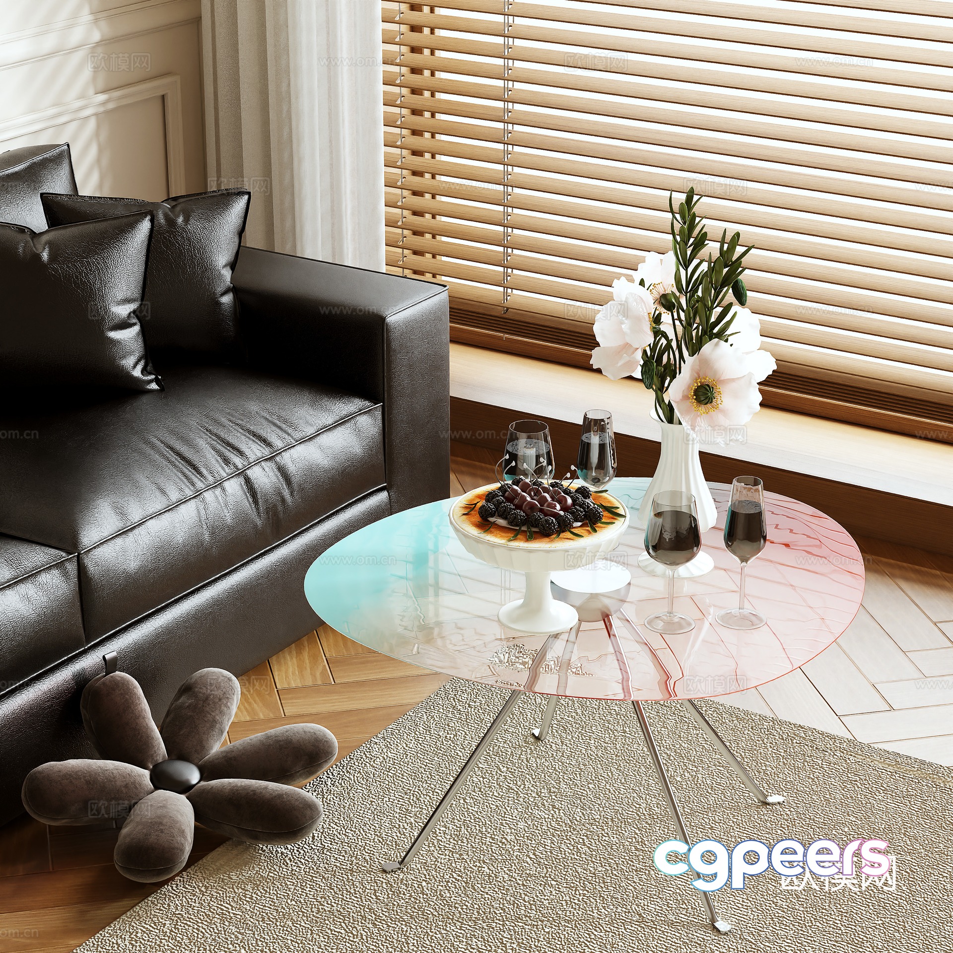 Modern side table coffee table 3d model Modern side table coffee table 3d model