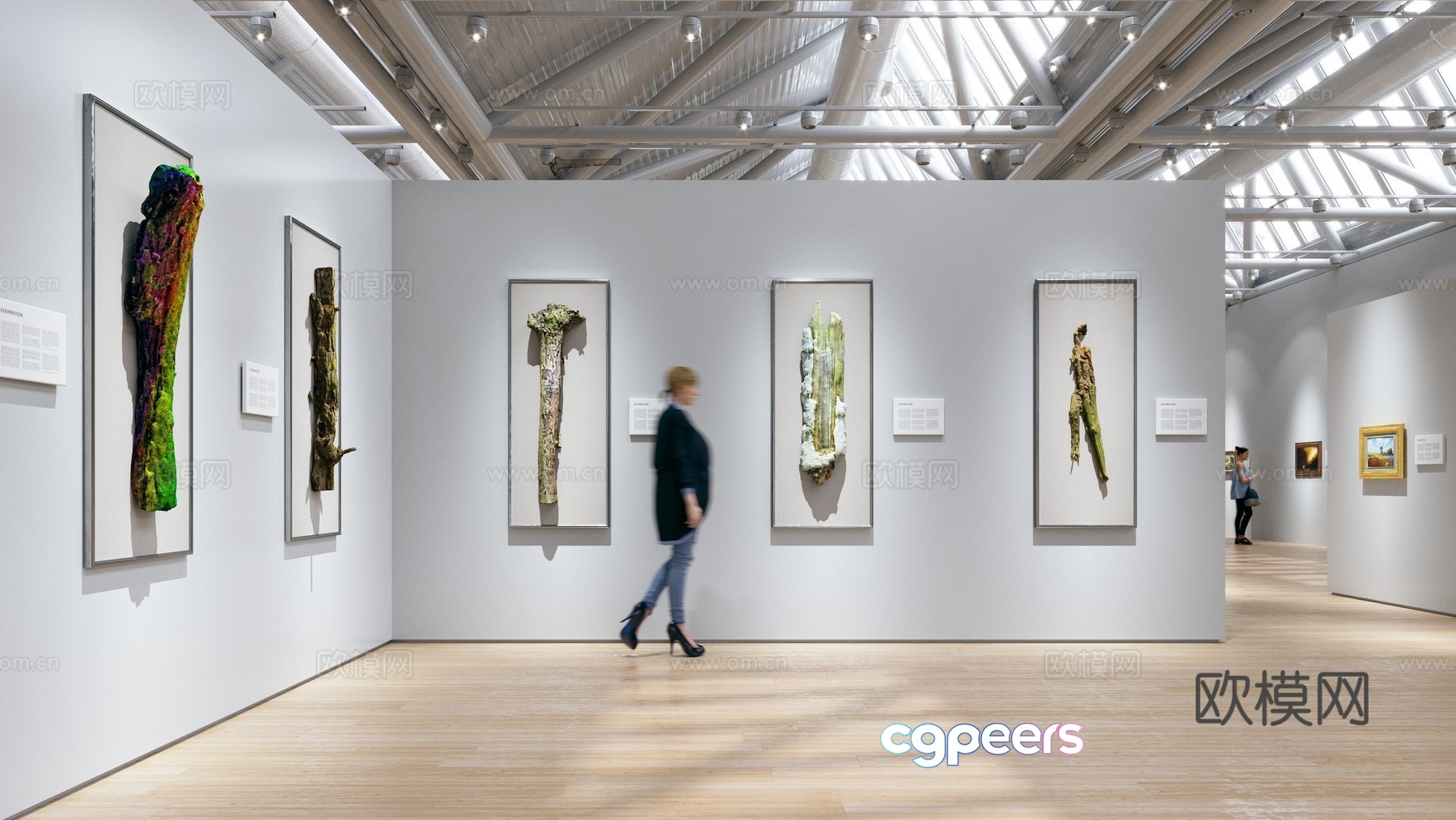 Art exhibition hall 3d model Art exhibition hall 3d model
