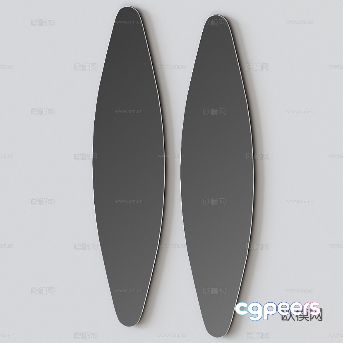 Modern mirror Decorative mirror Full-body mirror Floor-standing mirror Dressing mirror Special-shaped mirror Bathroom mirror 3D model