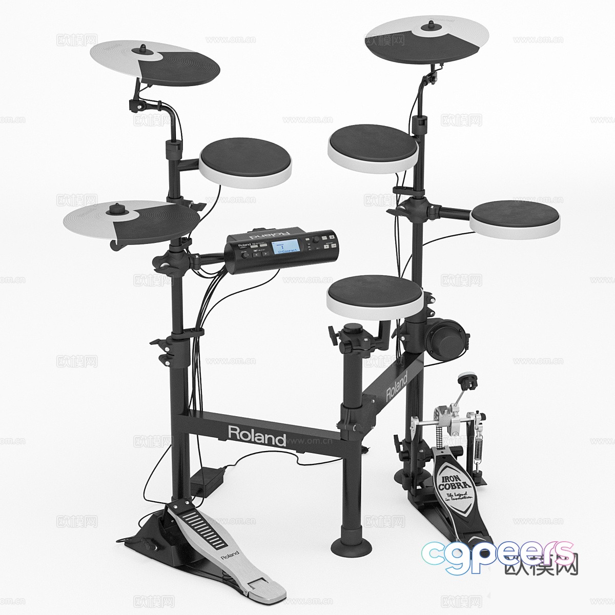 Drum electronic drum set electronic drum set electronic drum 3d model Drum electronic drum set electronic drum set electronic drum 3d model
