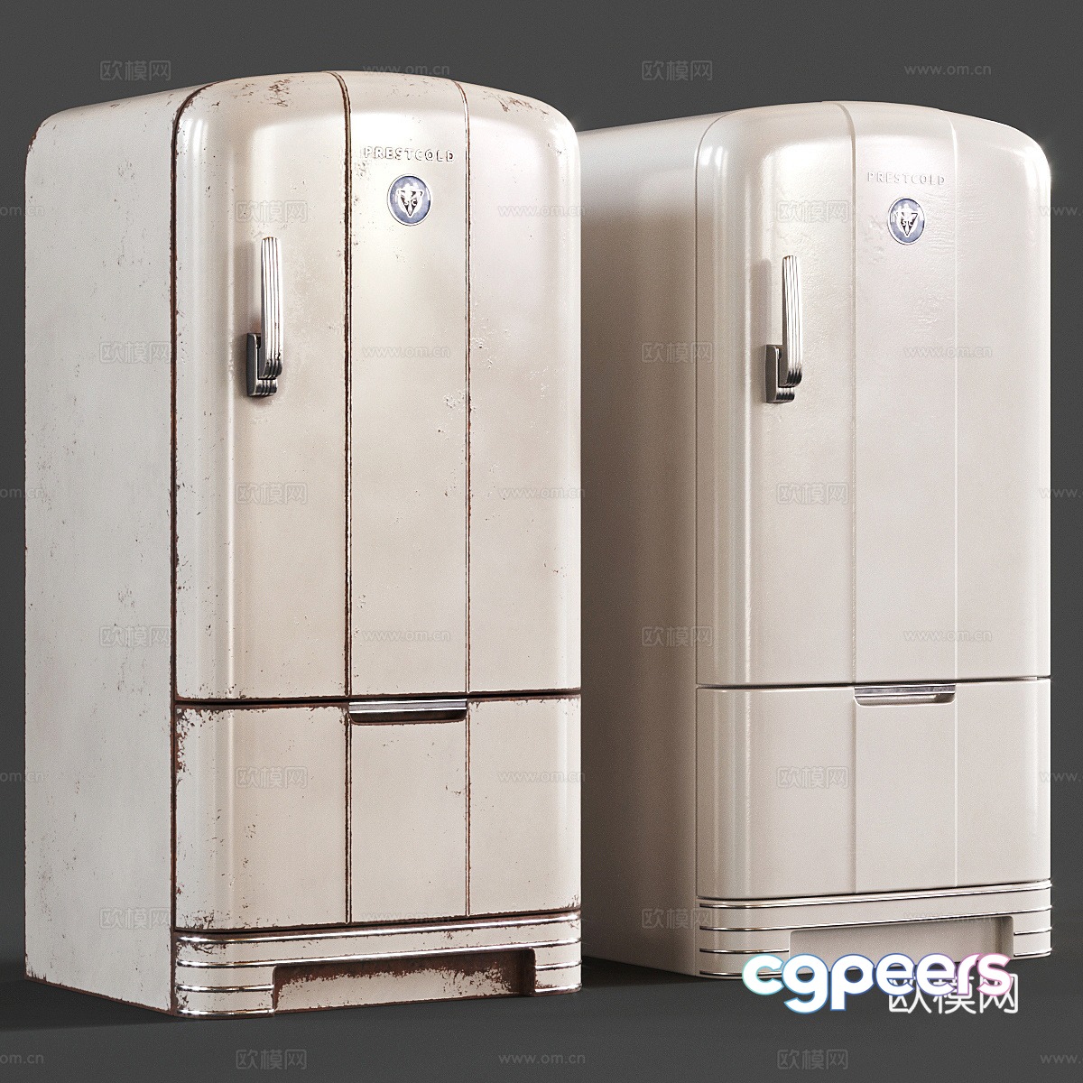 Refrigerator 3d model Refrigerator 3d model