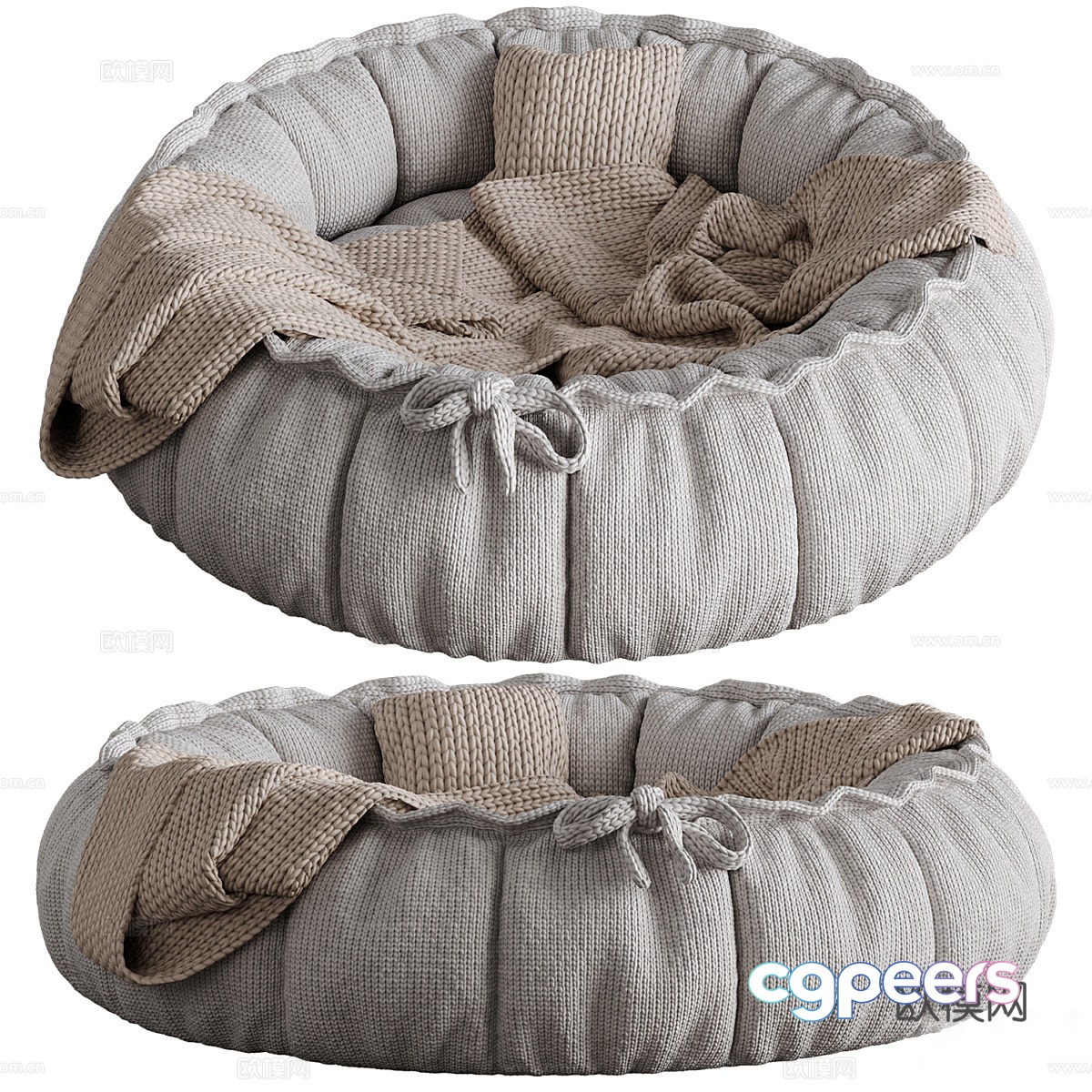 Modern pet bed 3d model Modern pet bed 3d model