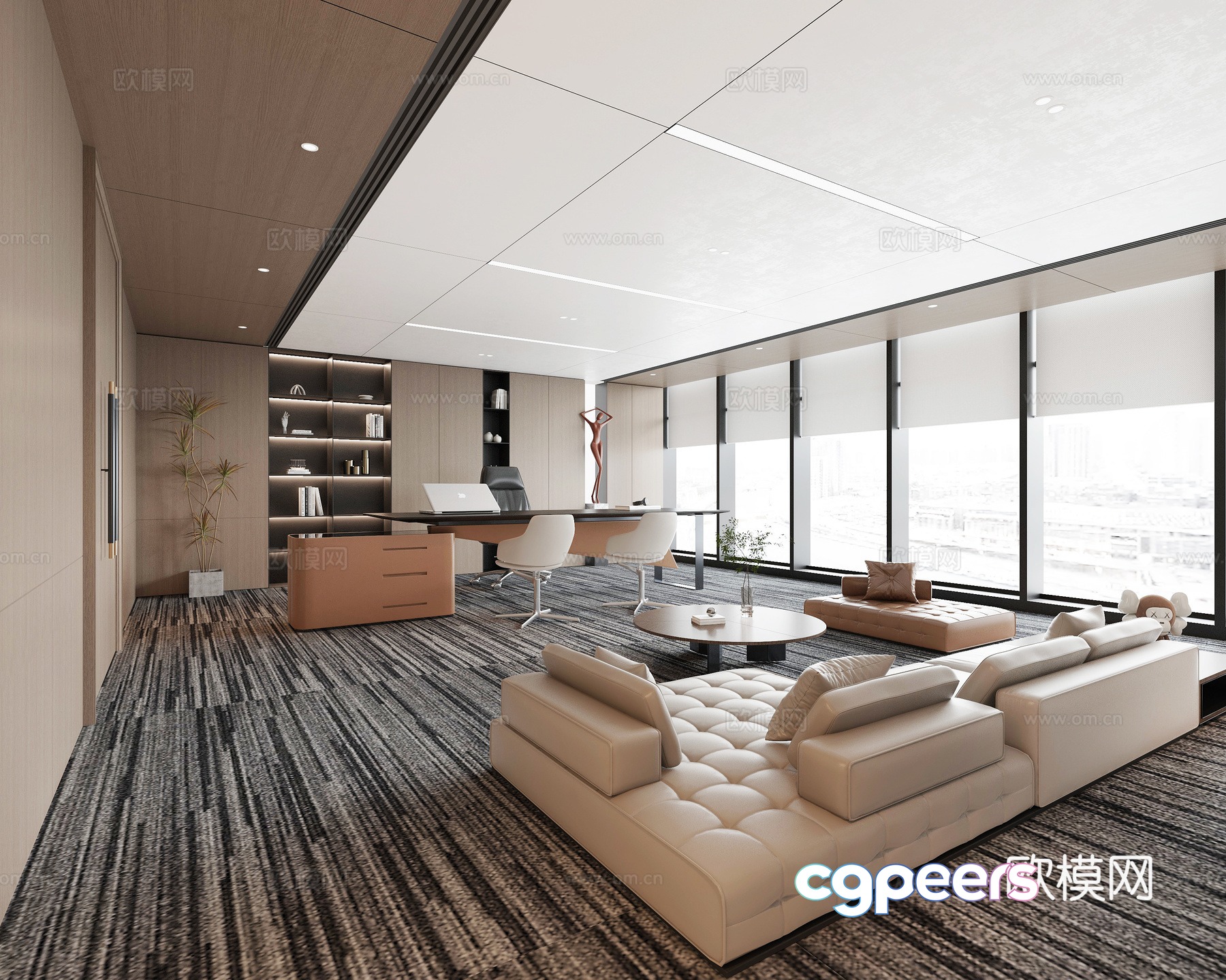Modern office 3d model Modern office 3d model