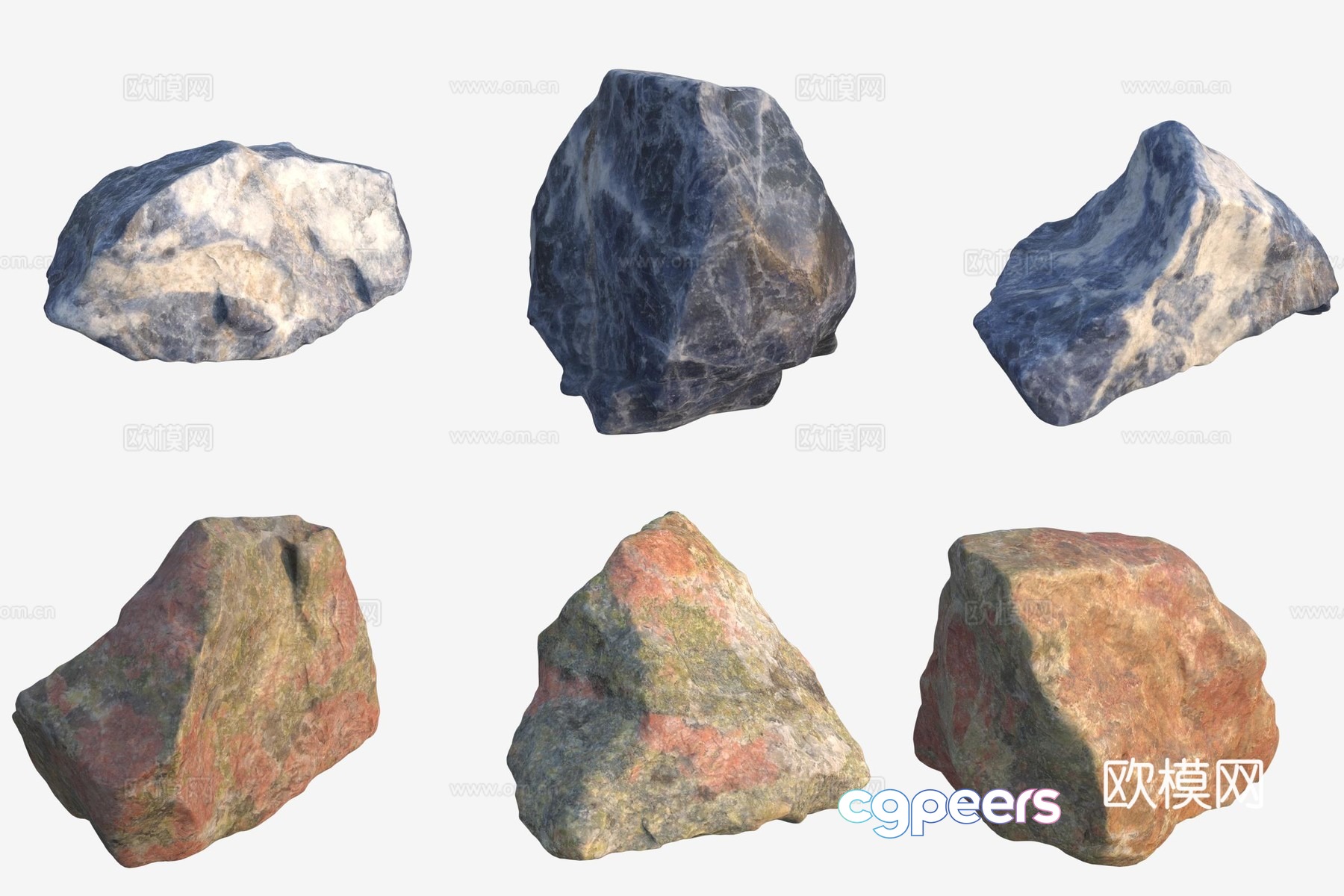 Gem Jade Stone 3D Model Gem Jade Stone 3D Model