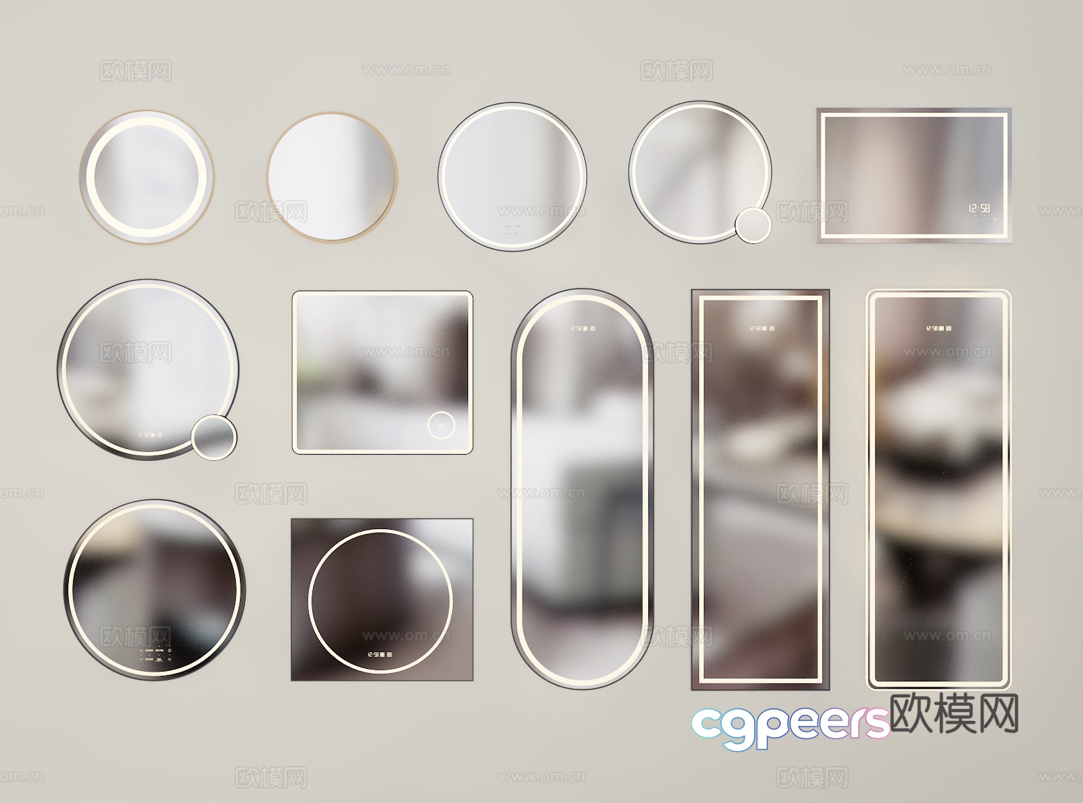 Mirror 3d model Mirror 3d model