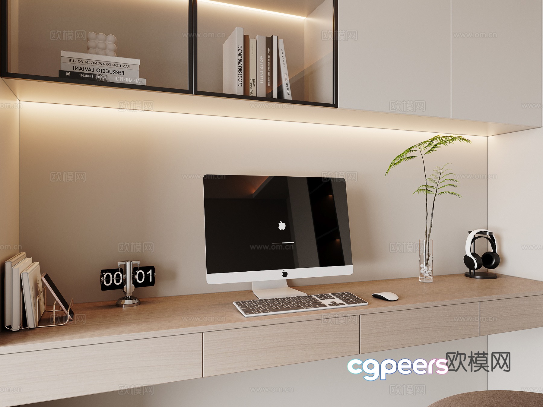 Modern desk ornament 3d model Modern desk ornament 3d model