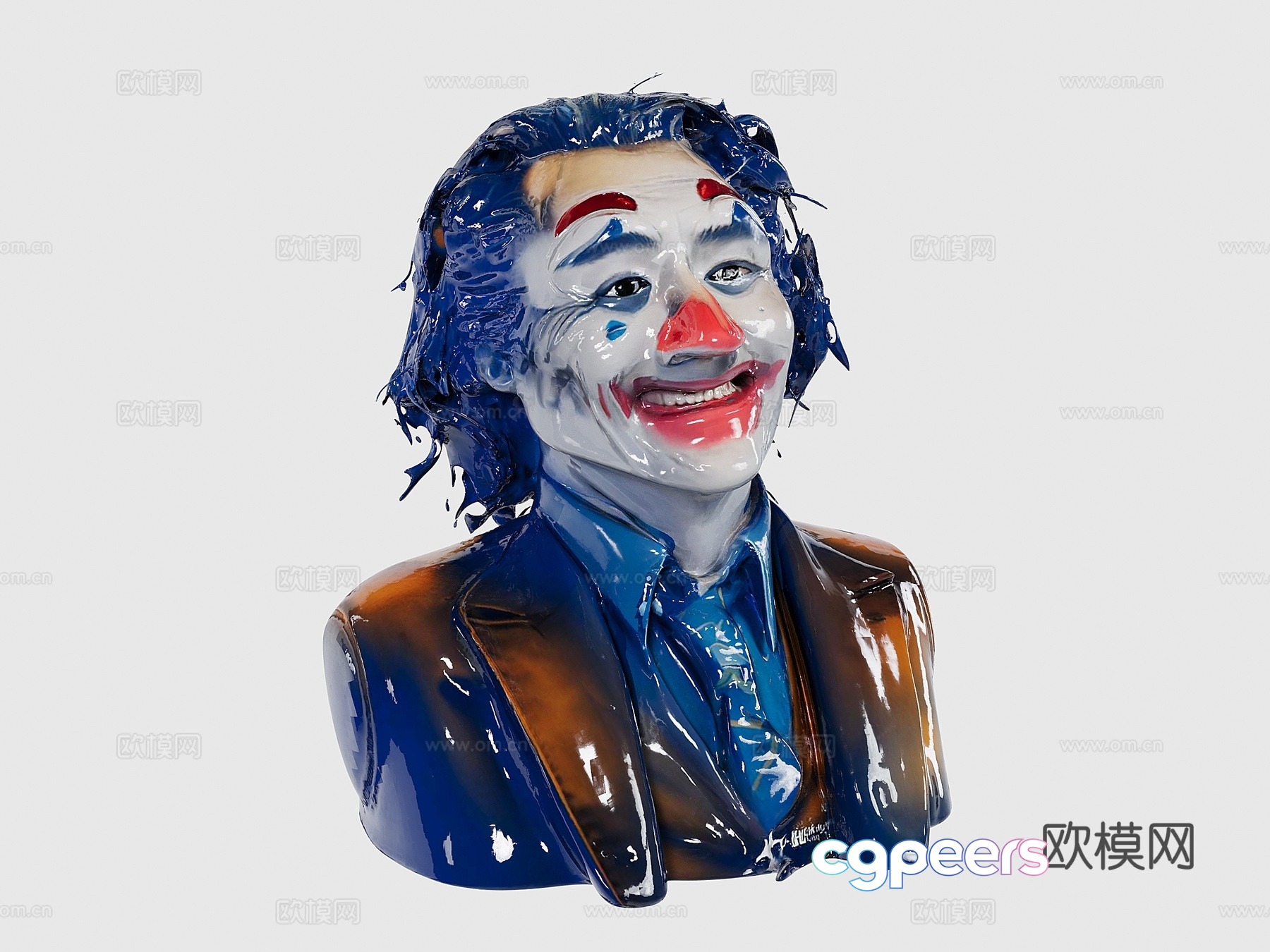 Clown statue 3d model Clown statue 3d model