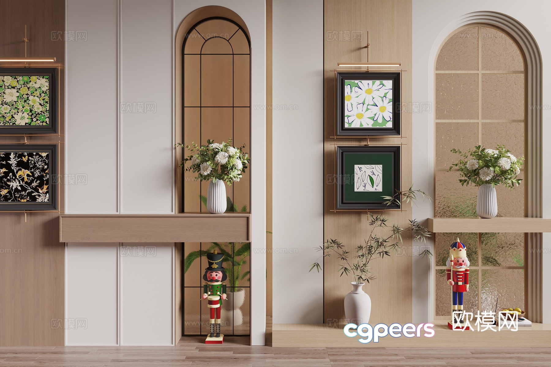 French partition 3D model French partition 3D model