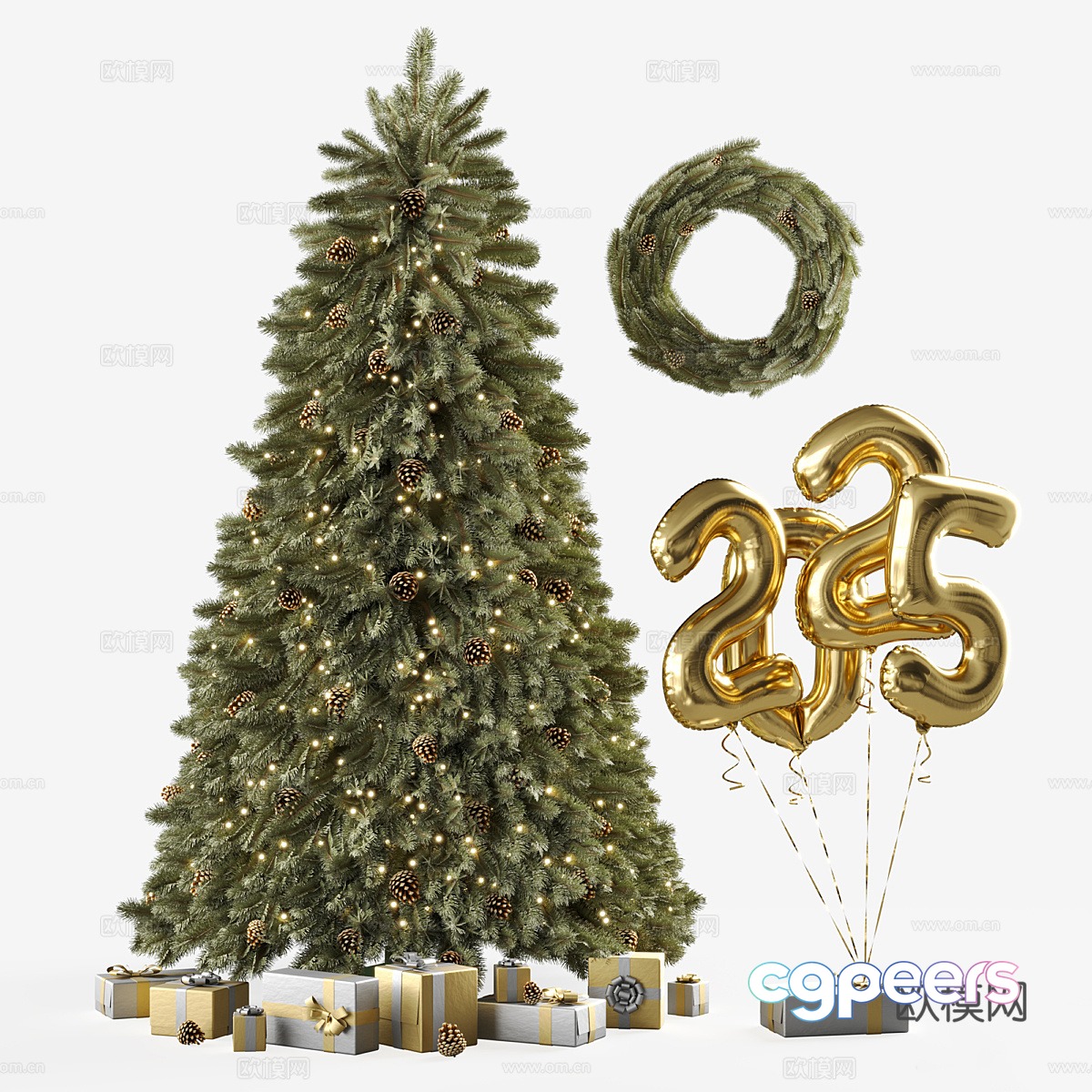 Christmas tree 3d model Christmas tree 3d model