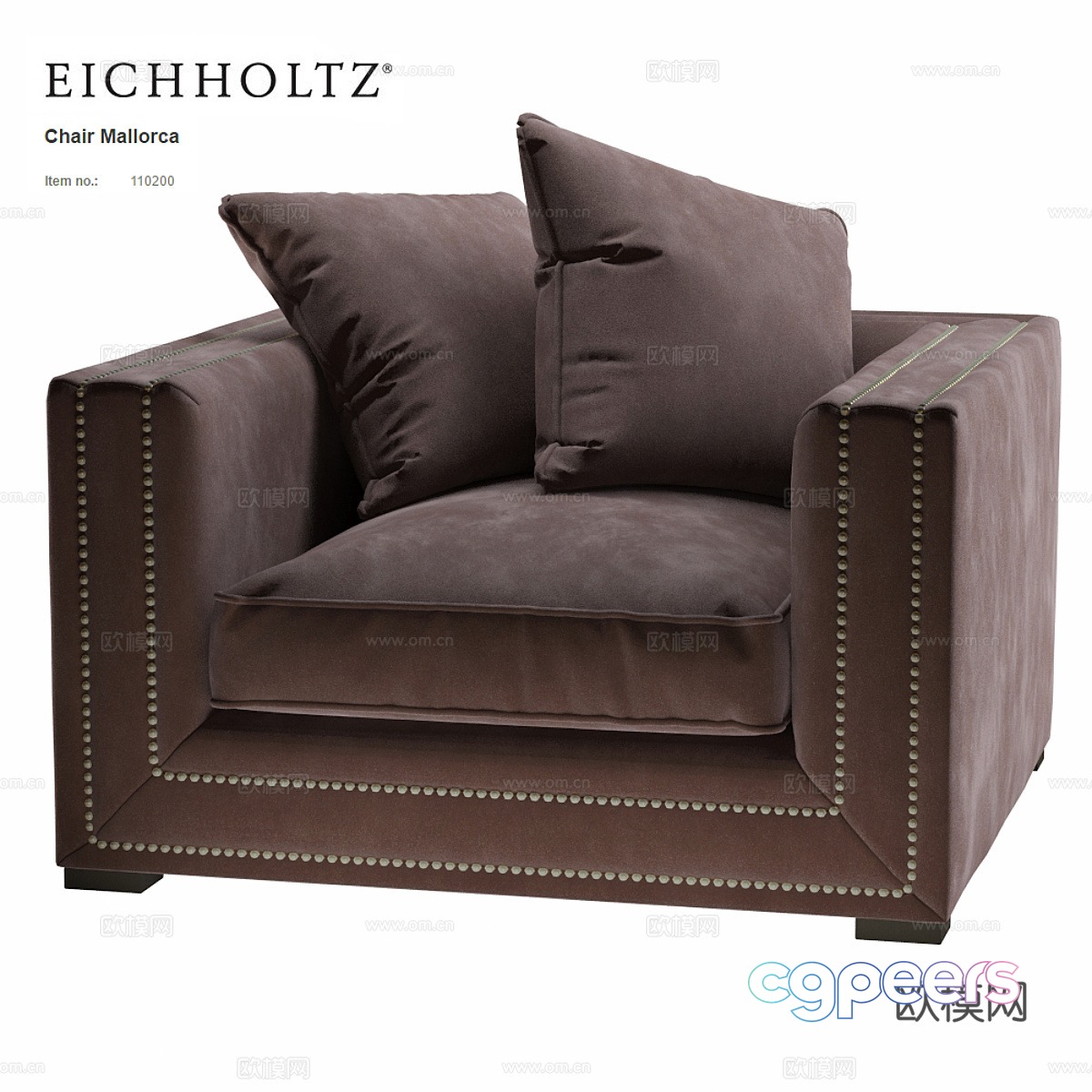 Fabric single sofa reception sofa casual sofa sofa chair lazy sofa square sofa 3d model Fabric single sofa reception sofa casual sofa sofa chair lazy sofa square sofa 3d model