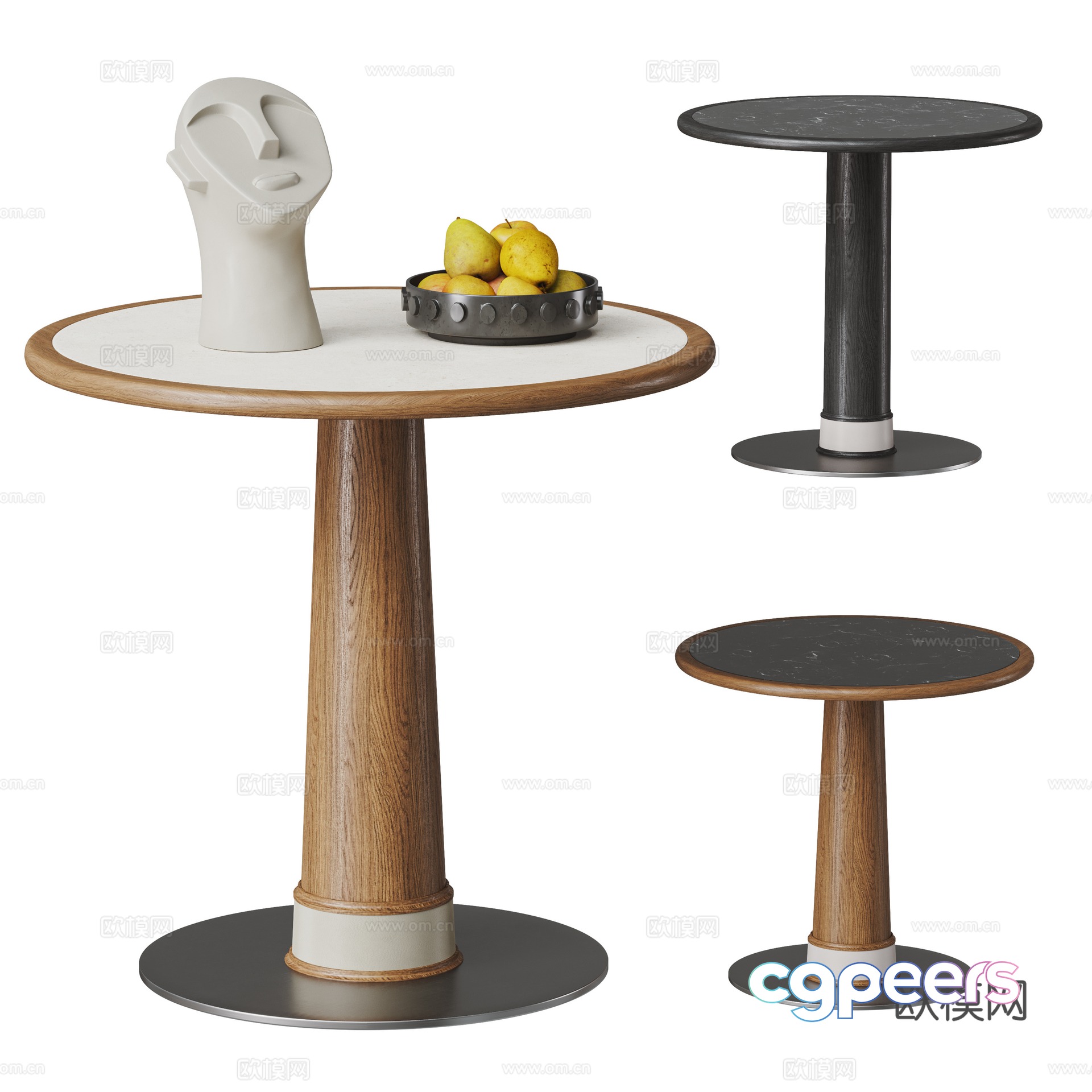 Modern side combination 3D model Modern side combination 3D model