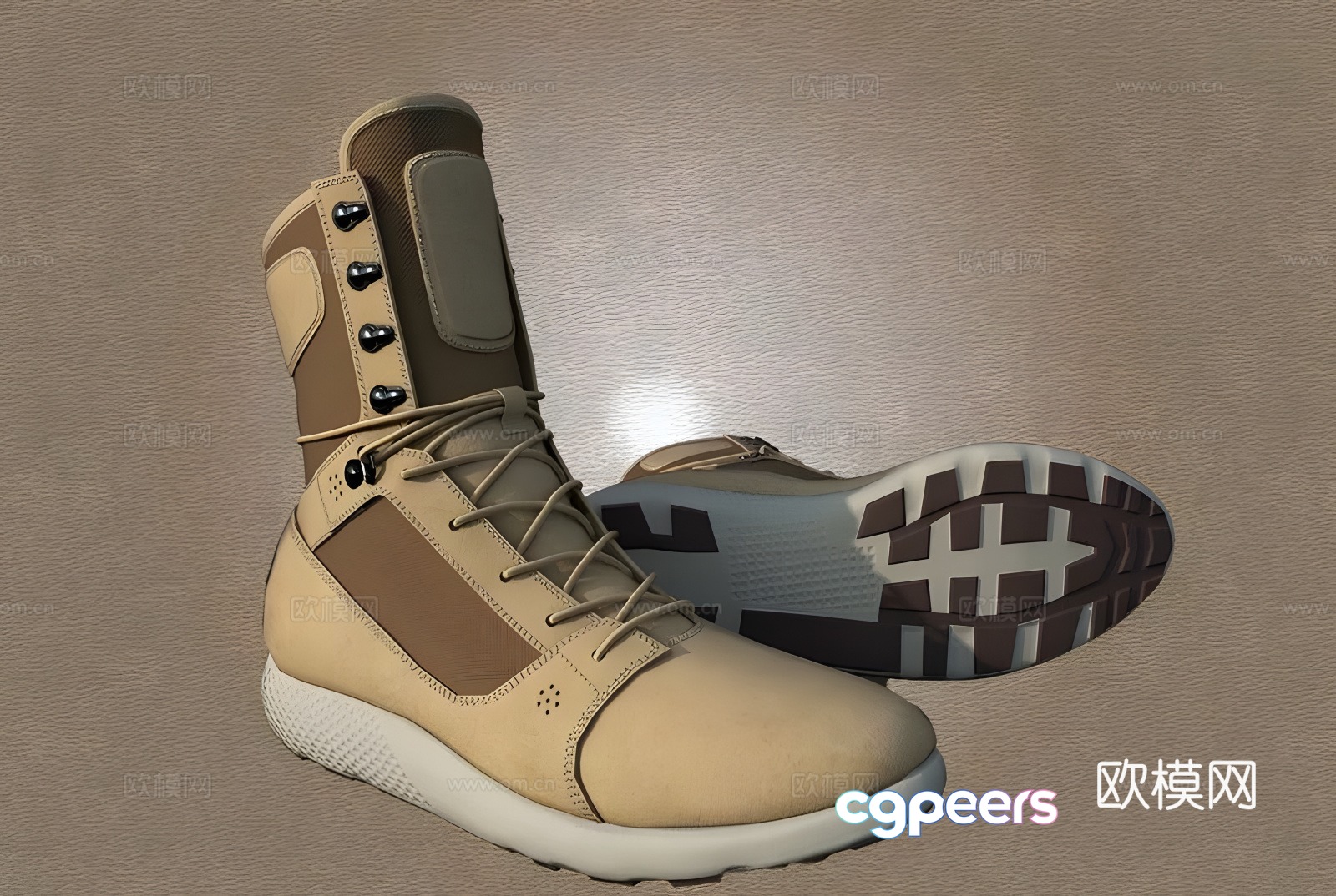 Women’s boots 3d model Women’s boots 3d model
