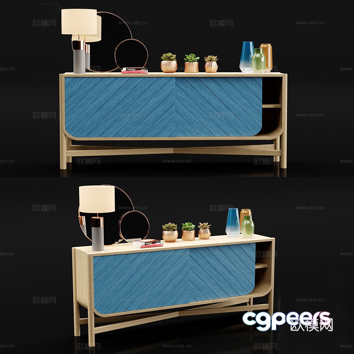 Hartô marius sideboard 3D model Hartô marius sideboard 3D model
