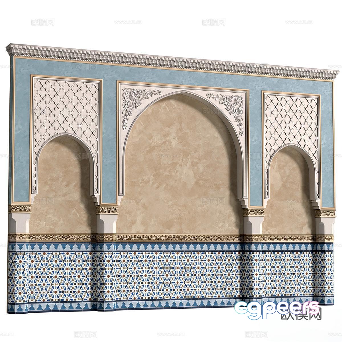 European arch Arabic just wall Decorative wall Carved wall Wall panel 3d model European arch Arabic just wall Decorative wall Carved wall Wall panel 3d model