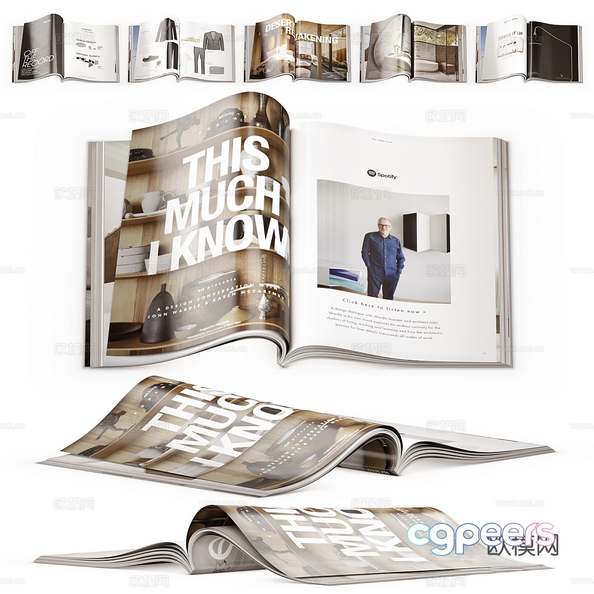 Books 3d model Books 3d model