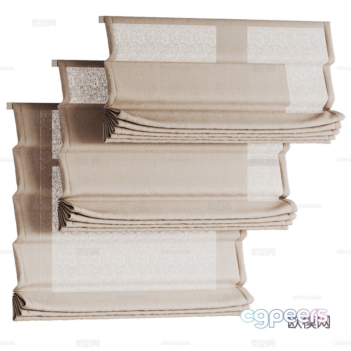 Roman blind 3d model Roman blind 3d model