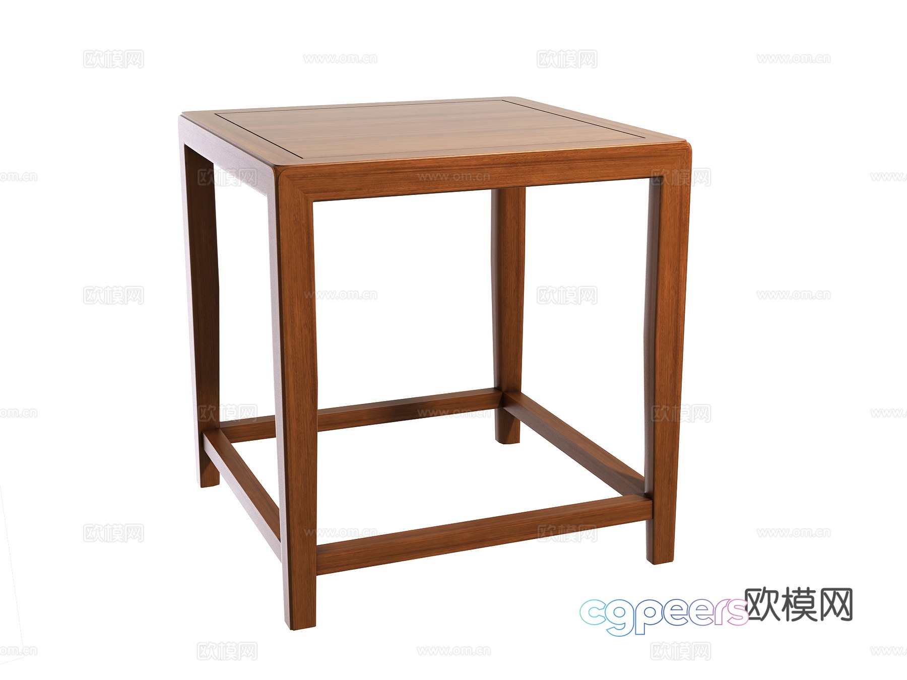 New Chinese style side angle 3D model New Chinese style side angle 3D model