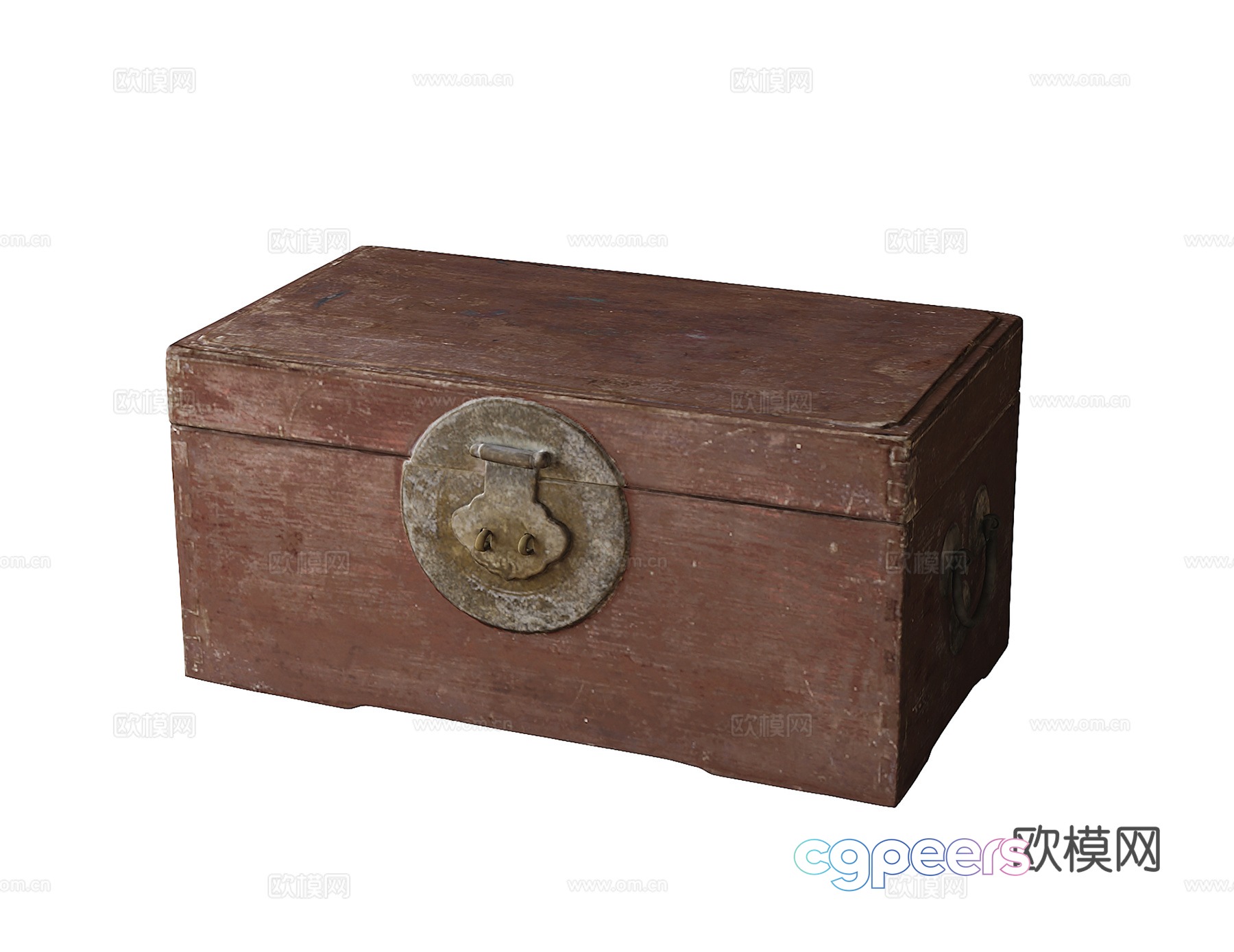 Retro wind box 3d model Retro wind box 3d model