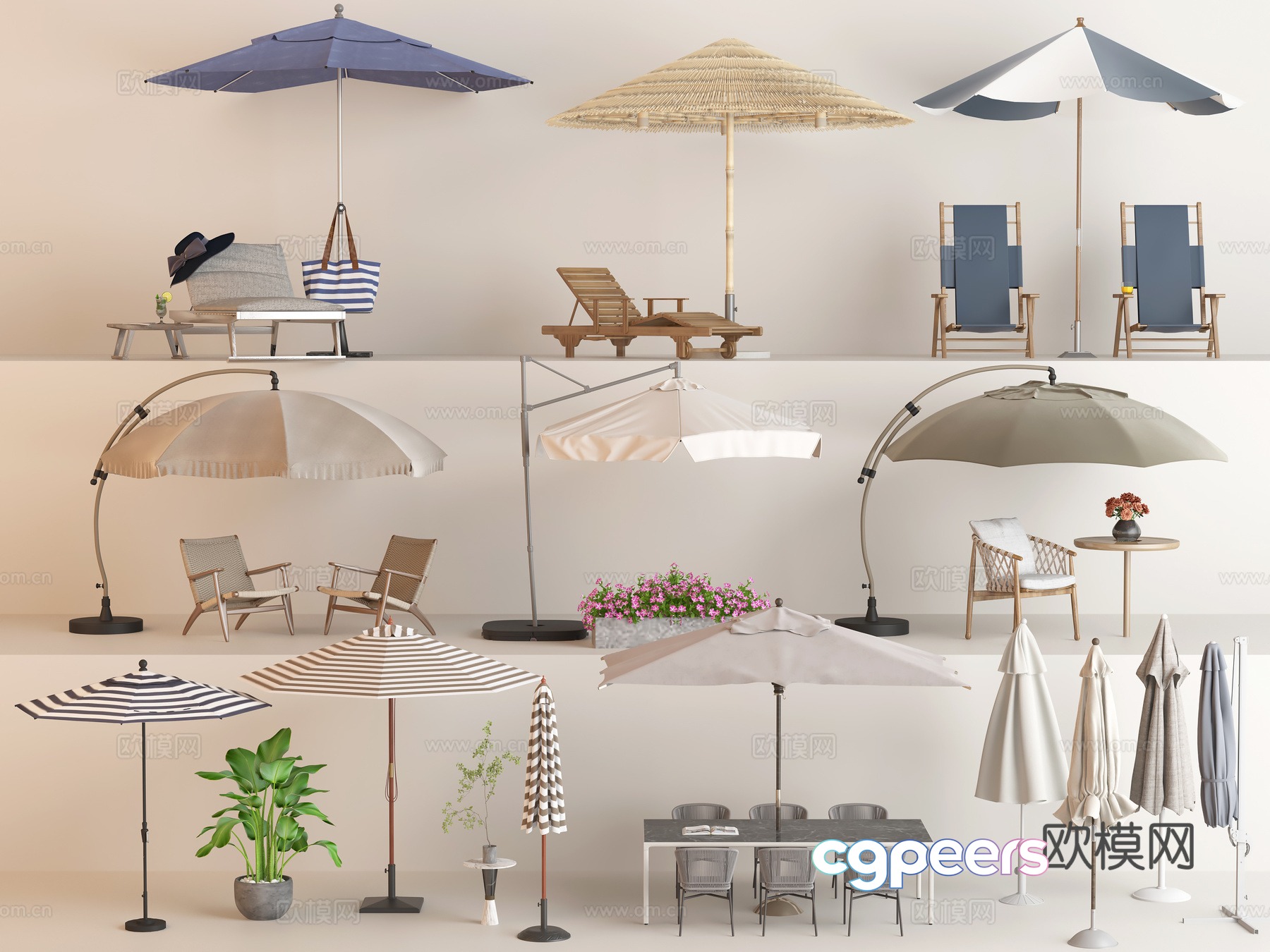Parasol 3d model Parasol 3d model
