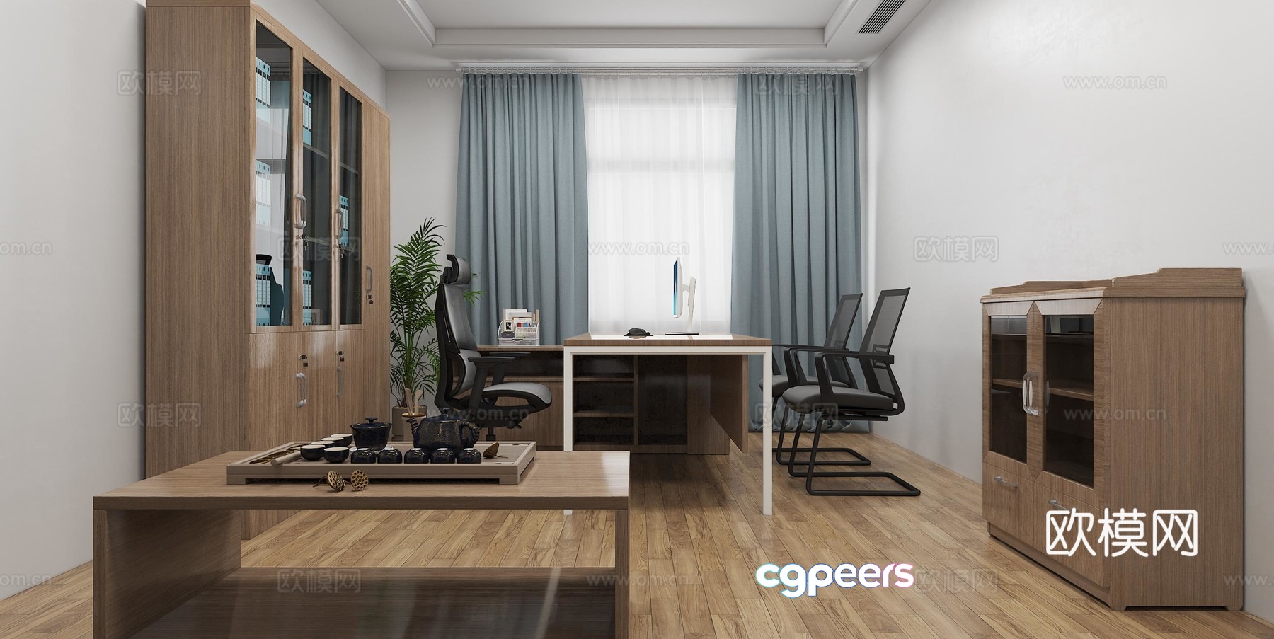 Modern office 3d model Modern office 3d model