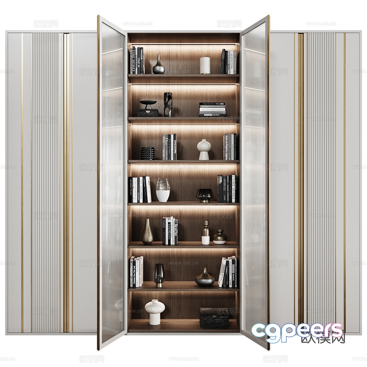 Display locker 3D model Display locker 3D model