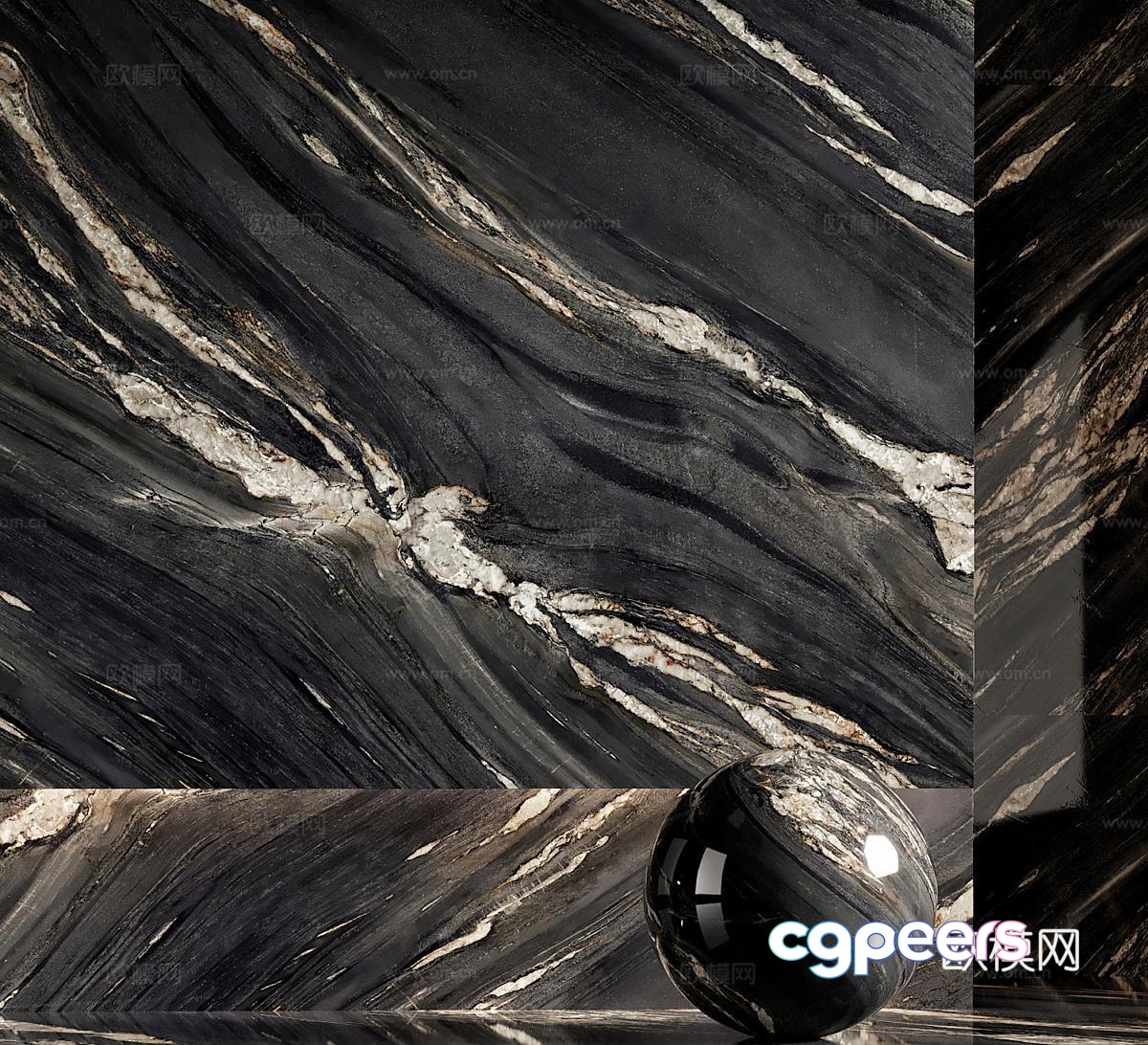Modern marble Italian marble Black marble Luxury stone 3d model Modern marble Italian marble Black marble Luxury stone 3d model