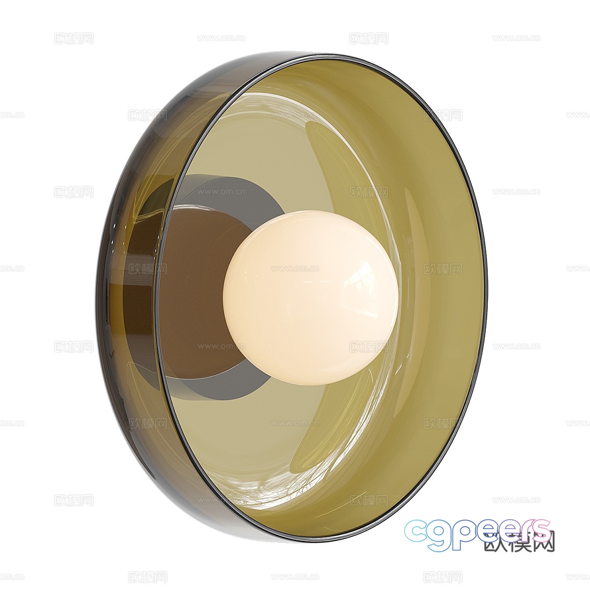 Modern Cream Style Walter Retro Bauhaus Ceiling Light 3D Model Modern Cream Style Walter Retro Bauhaus Ceiling Light 3D Model