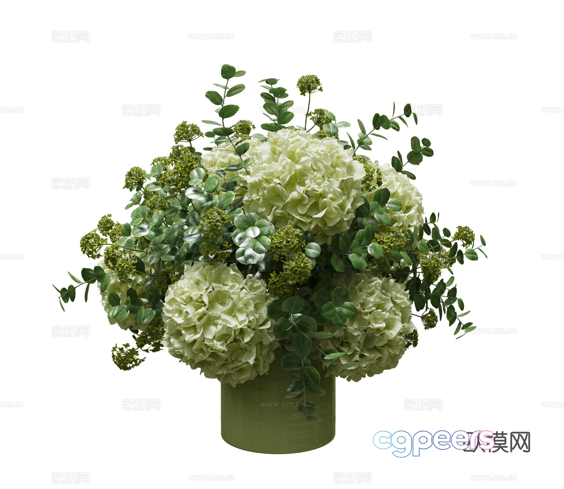 Modern vase ornament 3d model Modern vase ornament 3d model