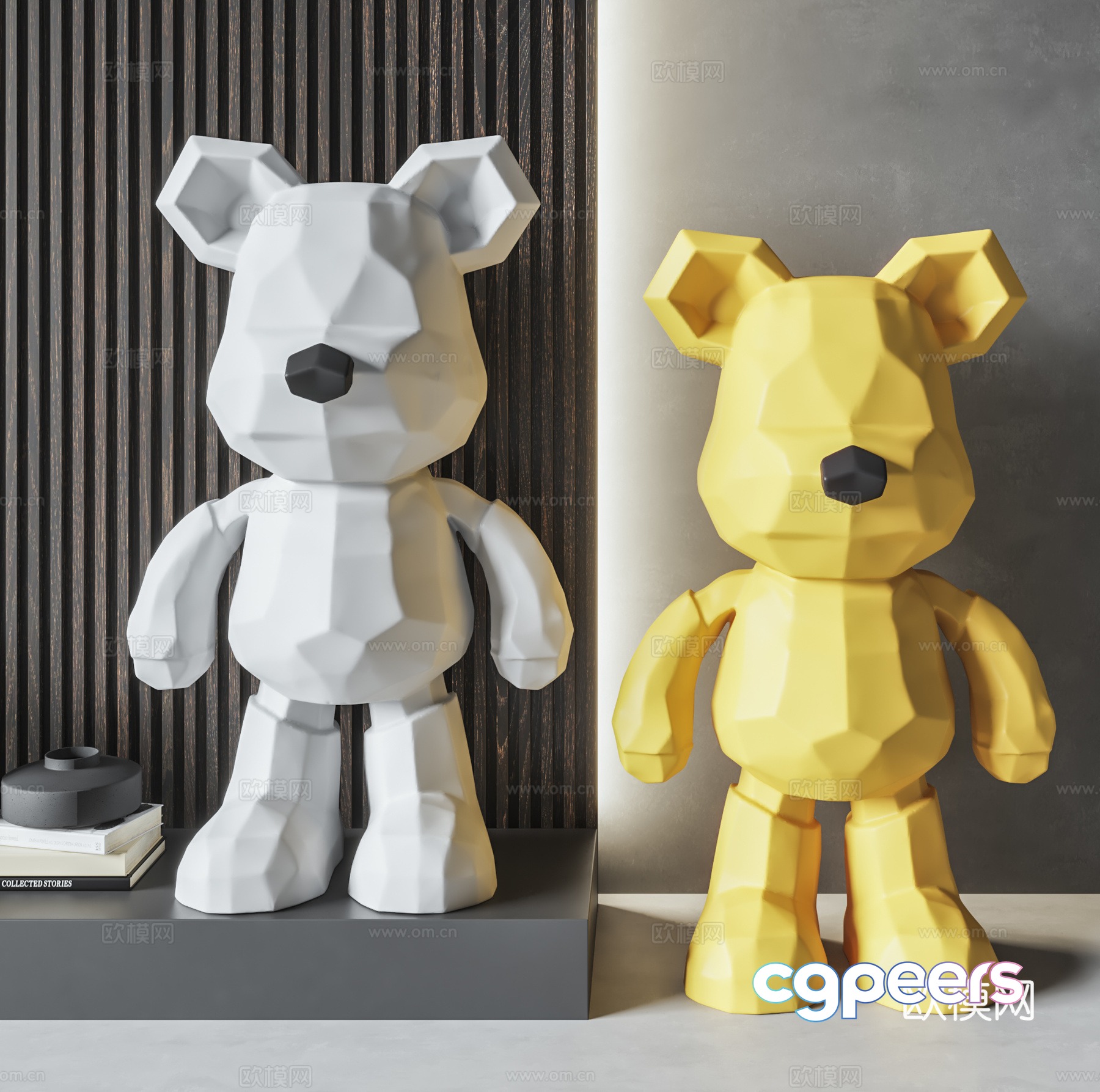 Modern violent bear 3d model Modern violent bear 3d model