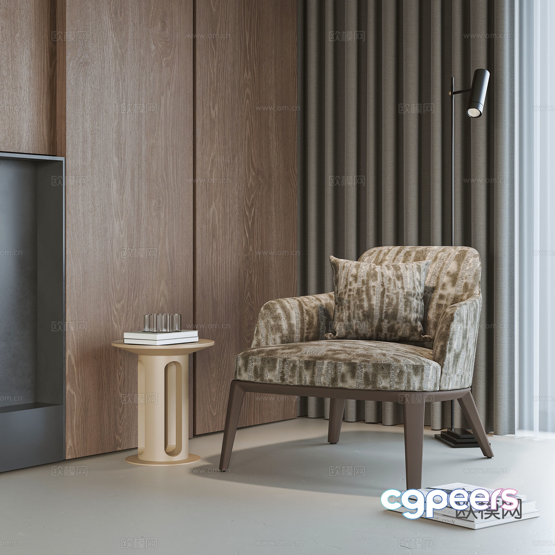 Modern leisure chair 3d model Modern leisure chair 3d model