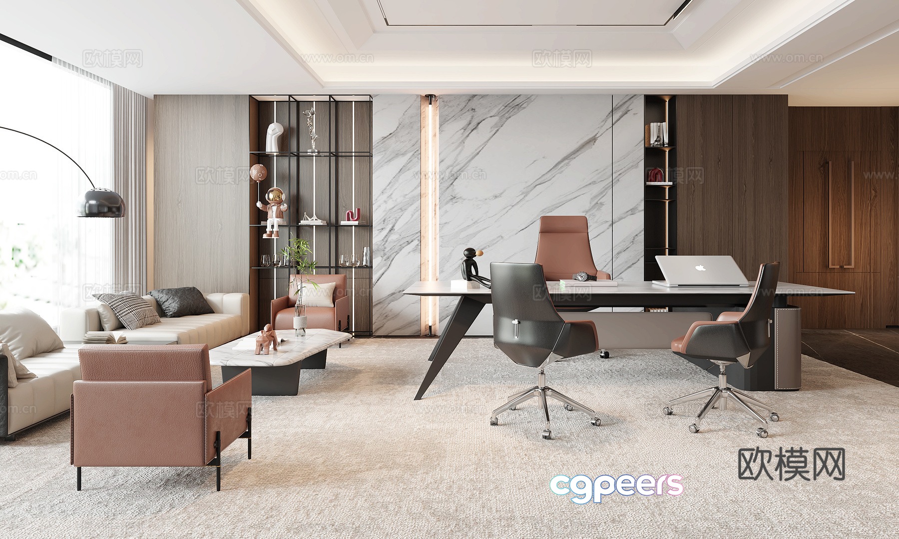 Modern office 3d model Modern office 3d model