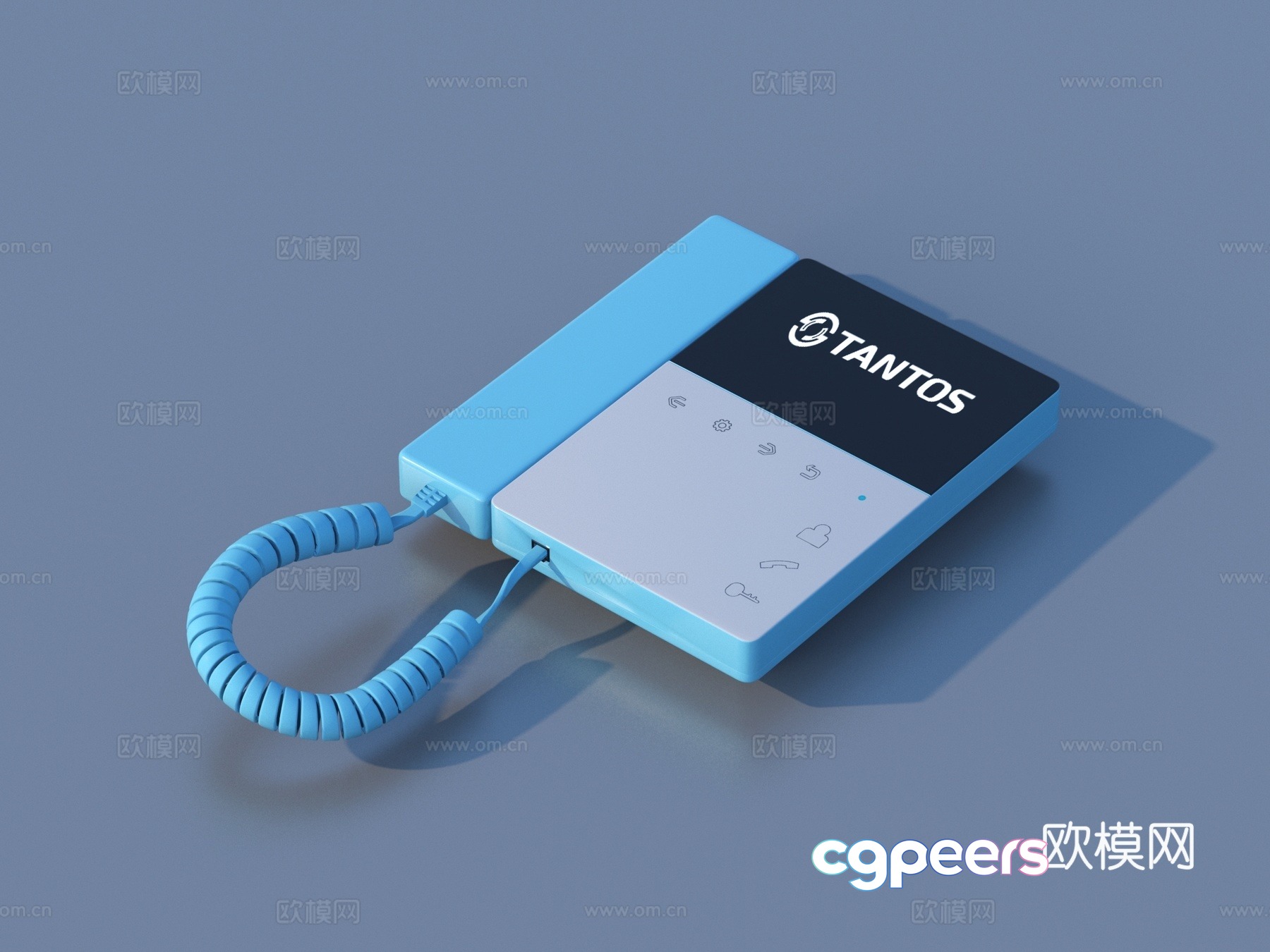 Telephone Videophone Electrical Communication Tools 3D Model Telephone Videophone Electrical Communication Tools 3D Model