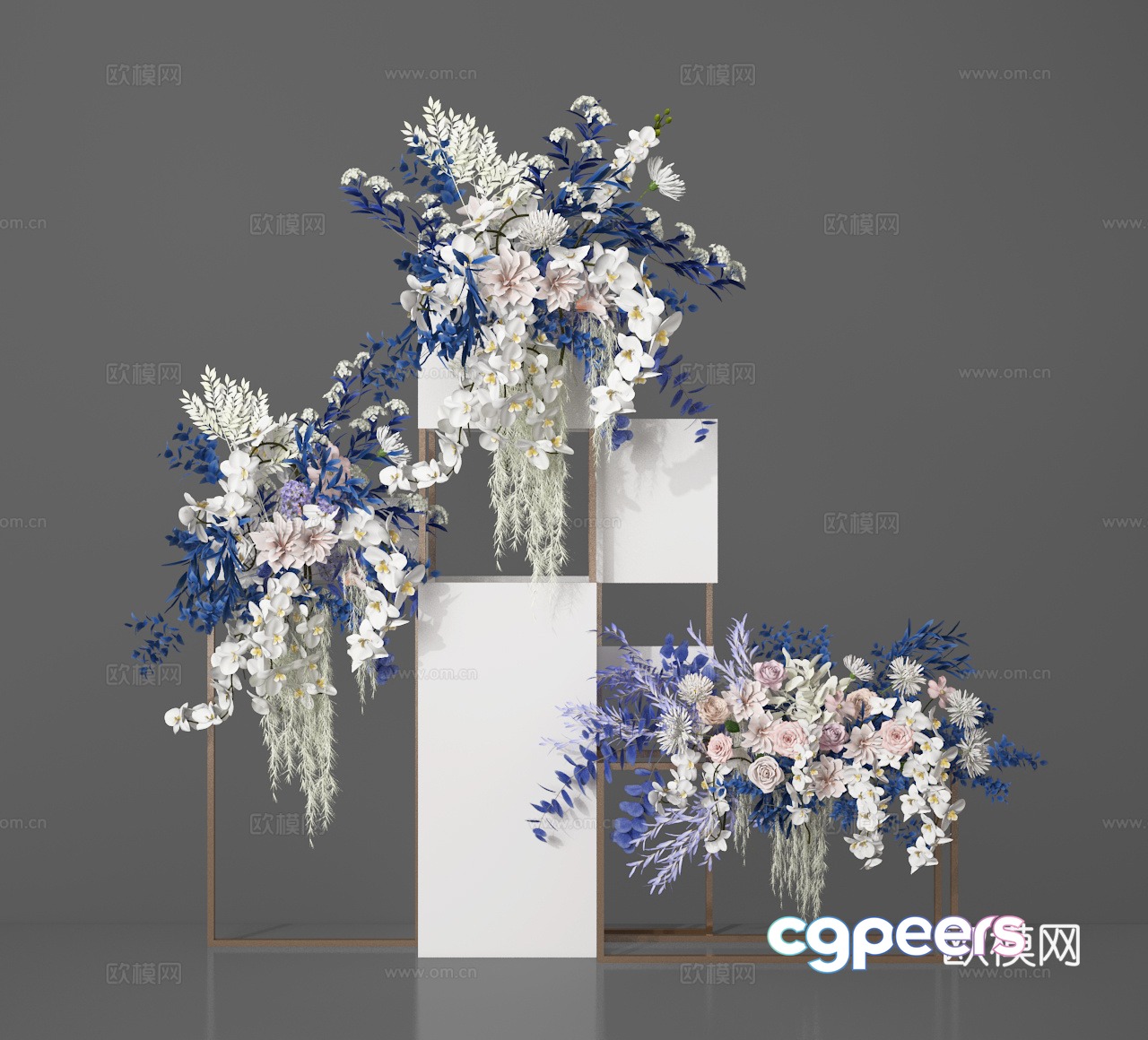 Flower art 3d model Flower art 3d model