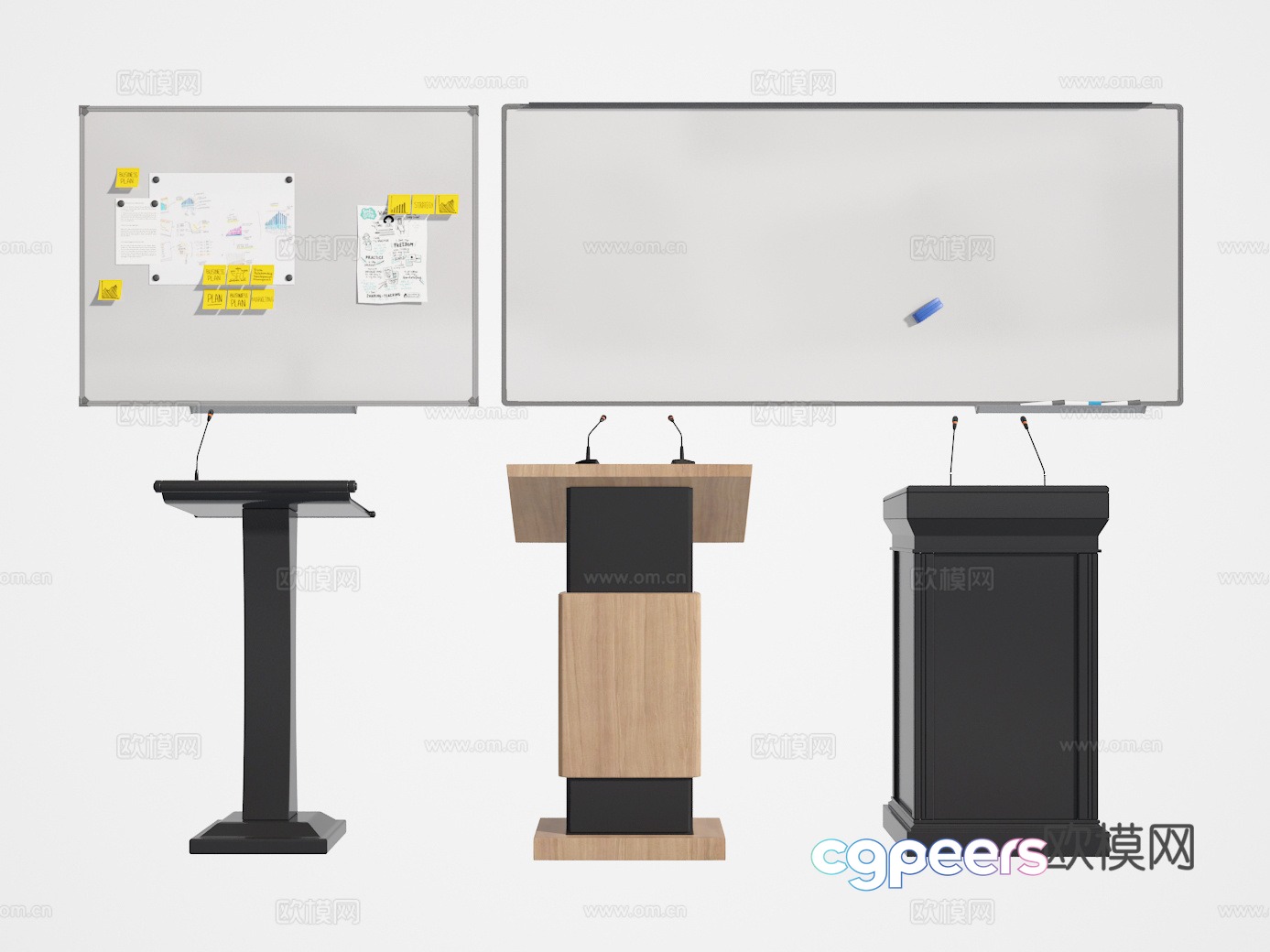 Podium 3D model Podium 3D model
