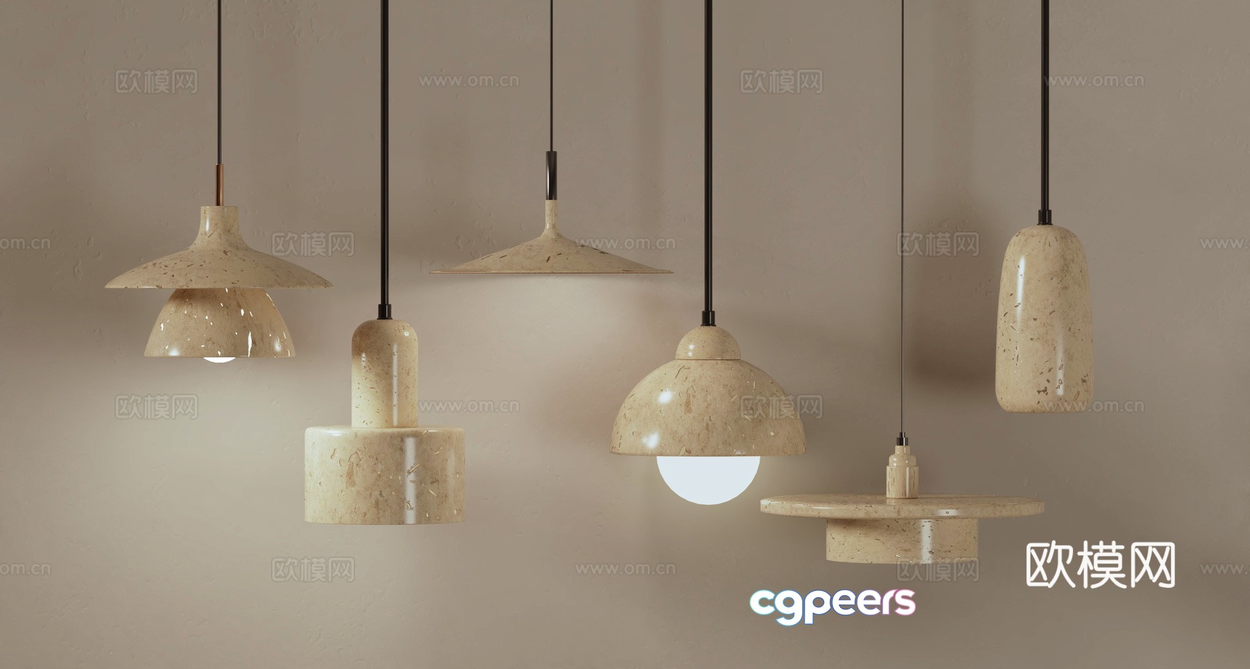 Wasabi Chandelier 3D Model Wasabi Chandelier 3D Model