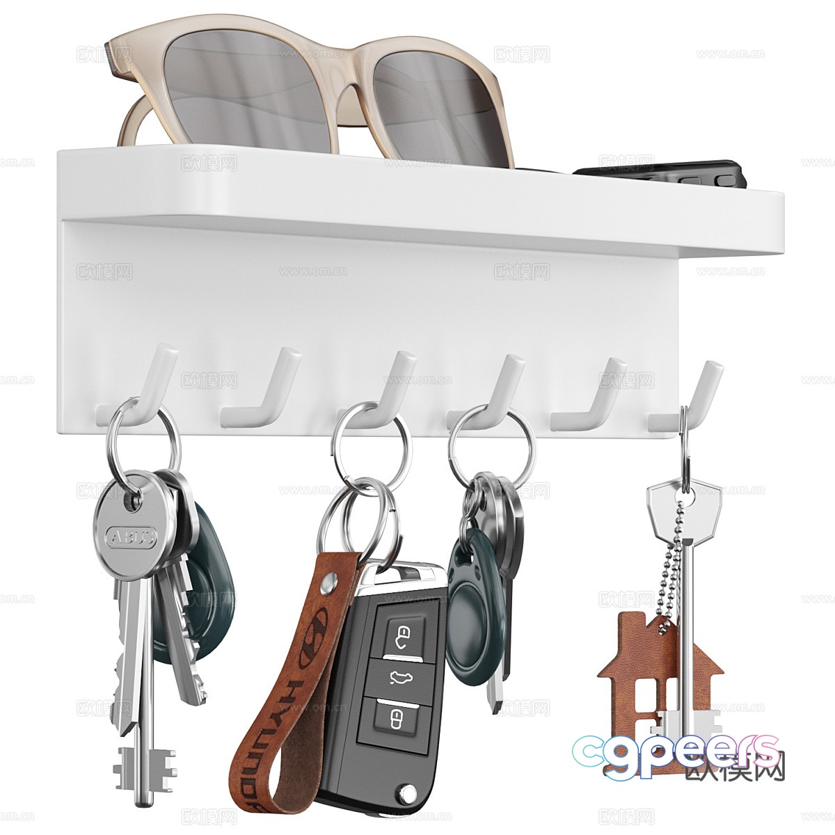 Hook Key hook Key holder 3d model Hook Key hook Key holder 3d model