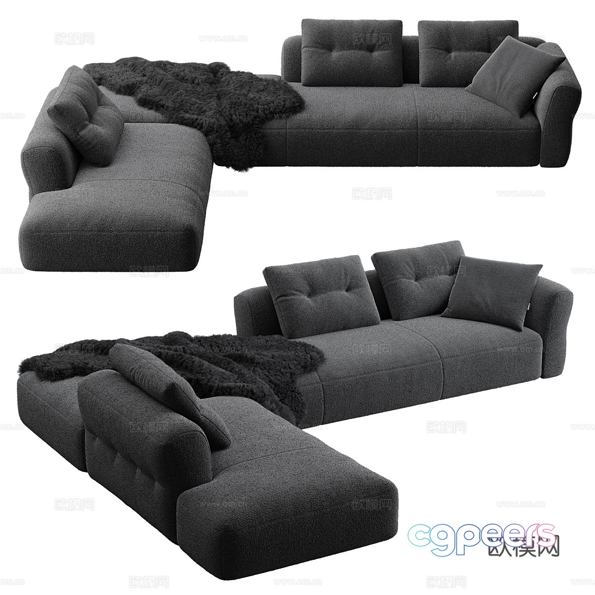 Corner sofa 3d model Corner sofa 3d model