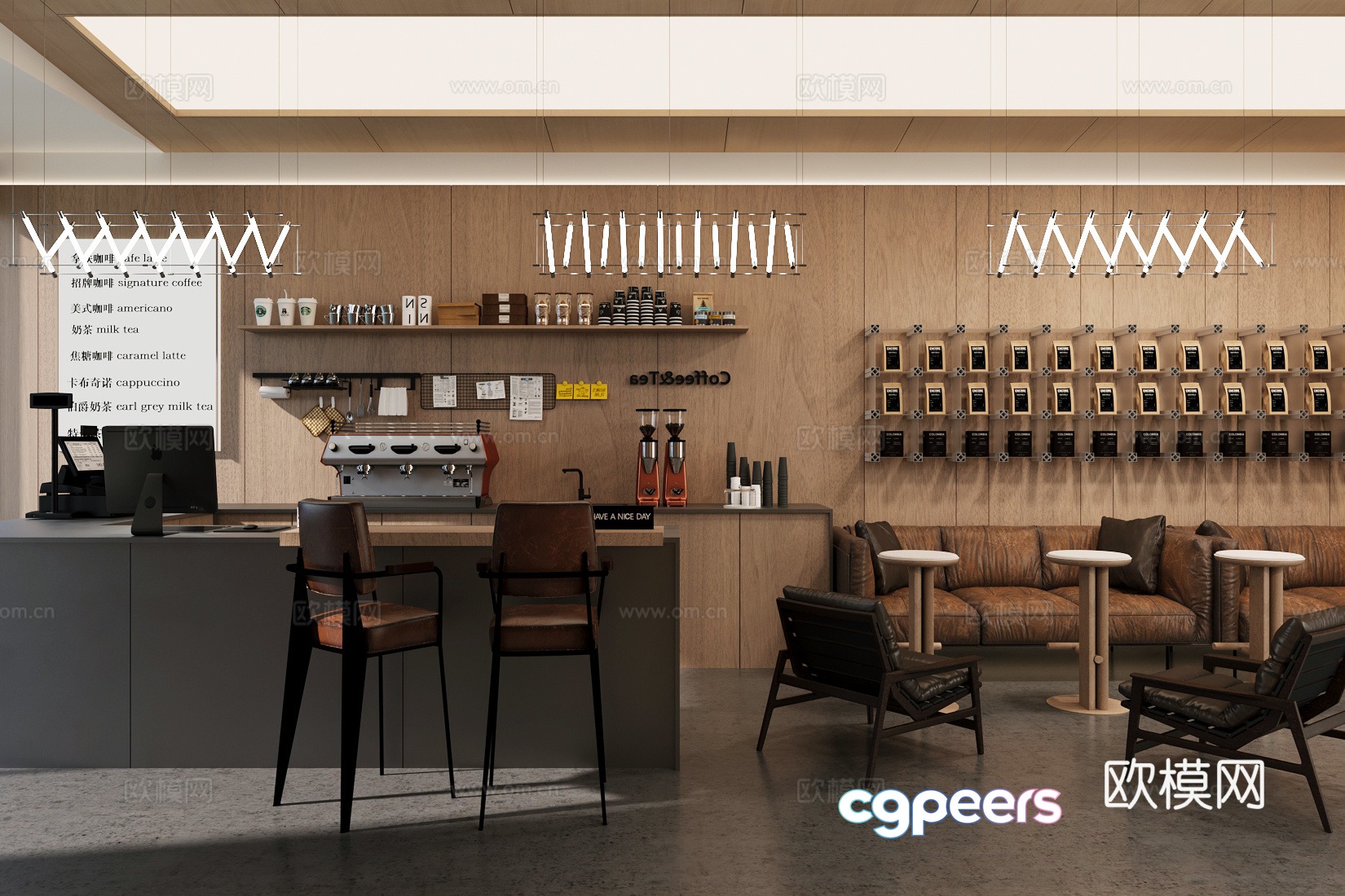 Log Wind Cafe 3d Model Log Wind Cafe 3d Model