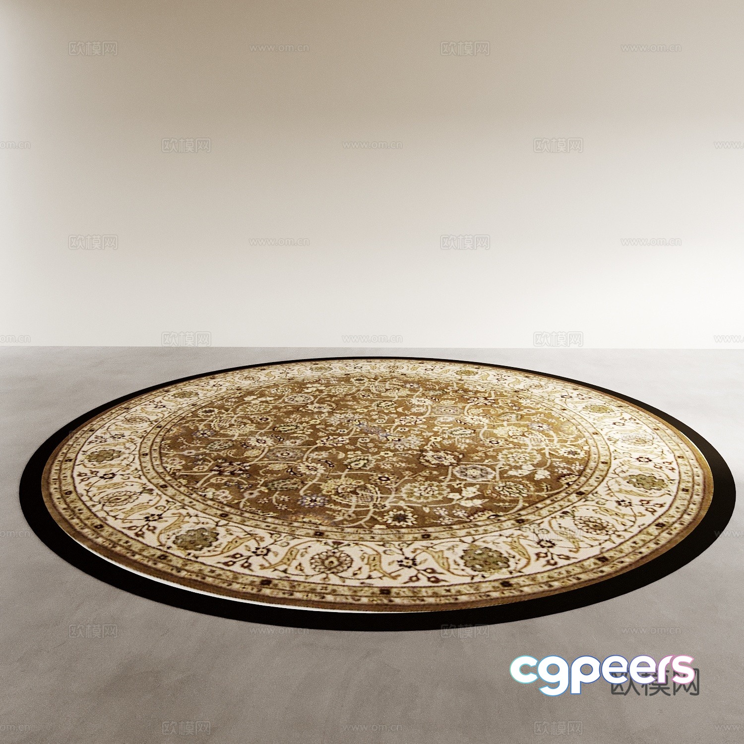 Carpet Round Carpet 3d Model Carpet Round Carpet 3d Model