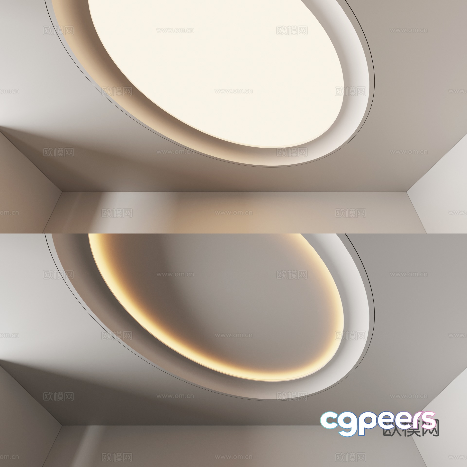 Modern ceiling 3d model Modern ceiling 3d model