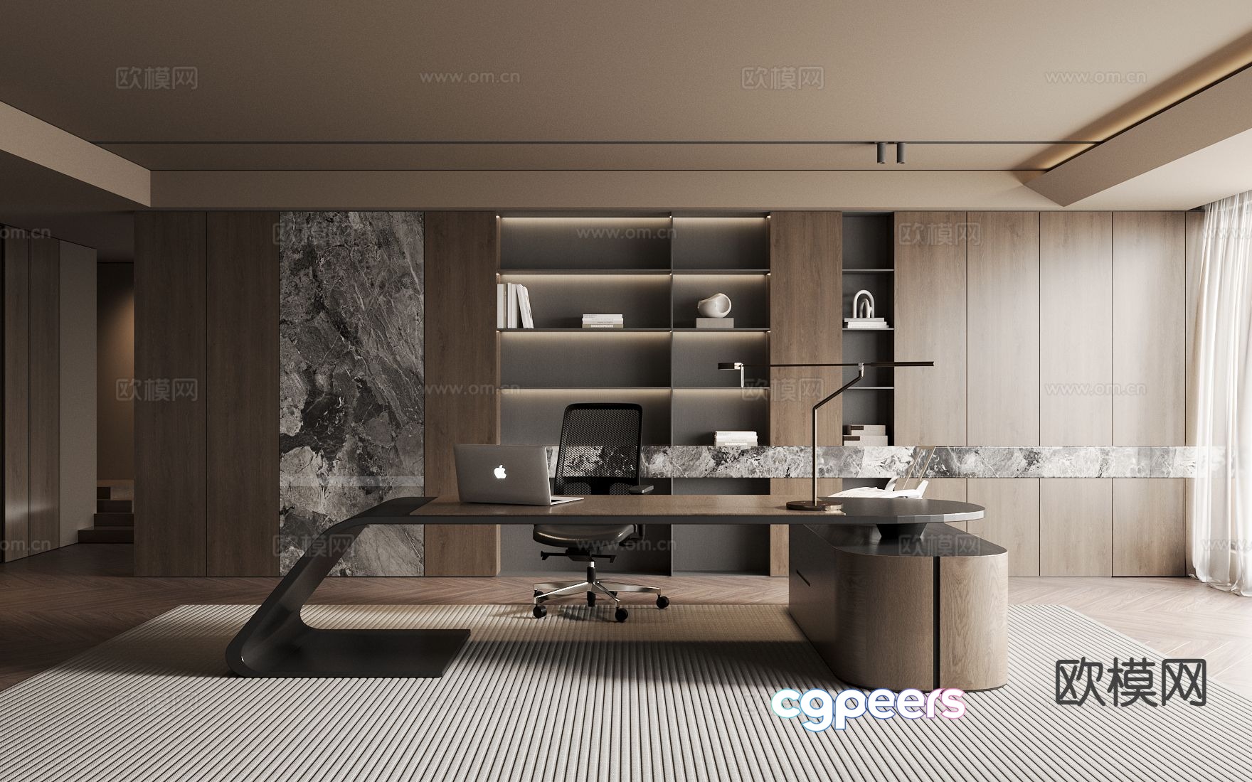 Italian General Manager’s Office Chairman’s Office 3D Model Italian General Manager’s Office Chairman’s Office 3D Model