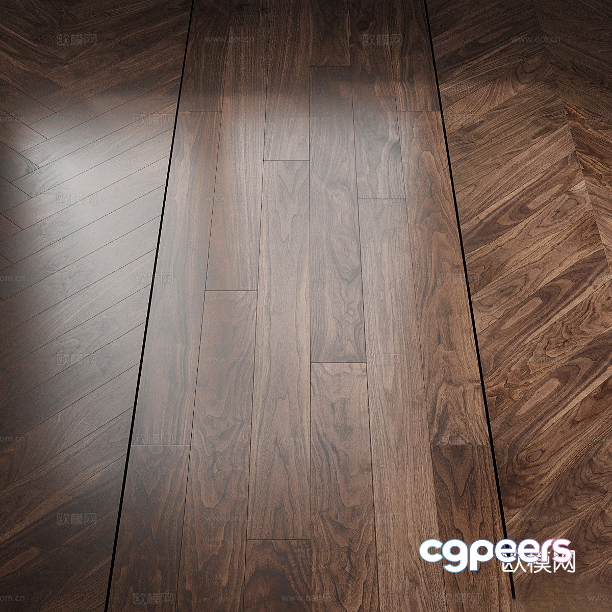 Walnut floor 3d model Walnut floor 3d model