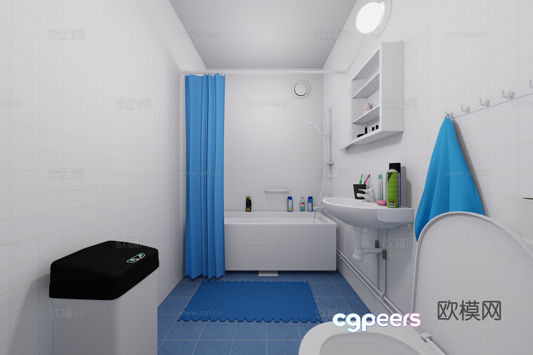 Bathroom 3D model Bathroom 3D model