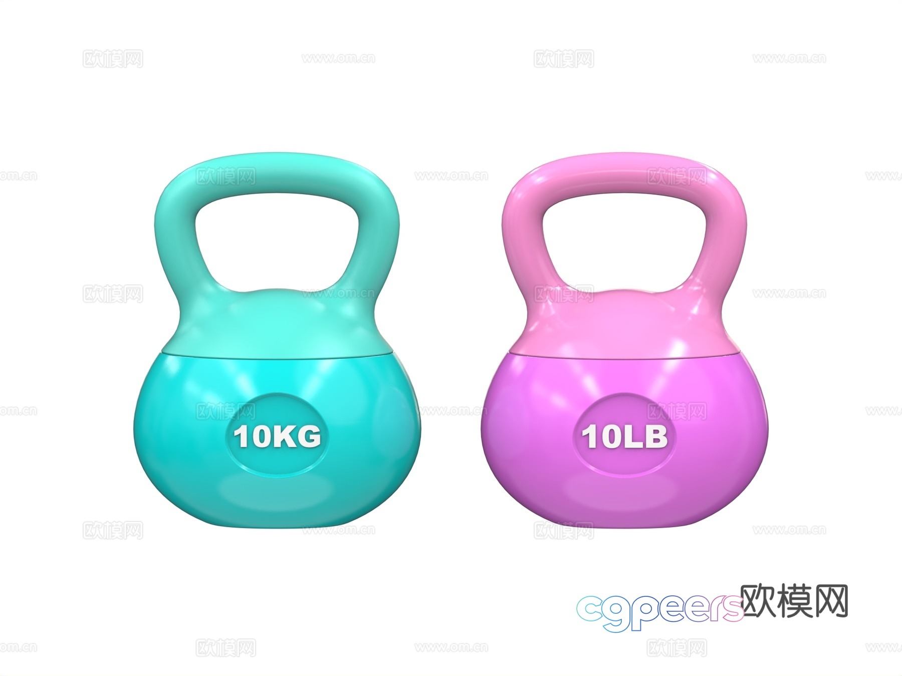 Kettlebell Fitness Equipment Yoga Supplies Dumbbell 3D Model Kettlebell Fitness Equipment Yoga Supplies Dumbbell 3D Model