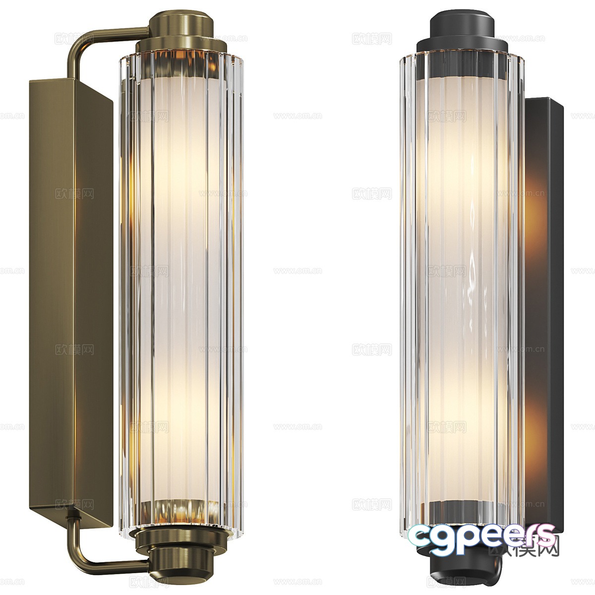 New Chinese style light luxury decorative wall light 3D model New Chinese style light luxury decorative wall light 3D model