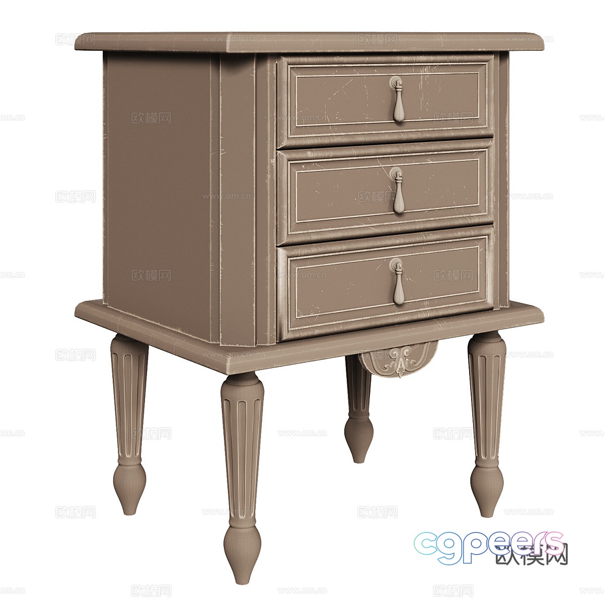 American simple bedside table bedside table simple bedside table bedroom bedside table 3D model American simple bedside table bedside table simple bedside table bedroom bedside table 3D model
