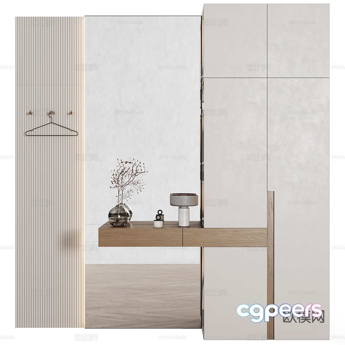 Decorative cabinet 3d model Decorative cabinet 3d model