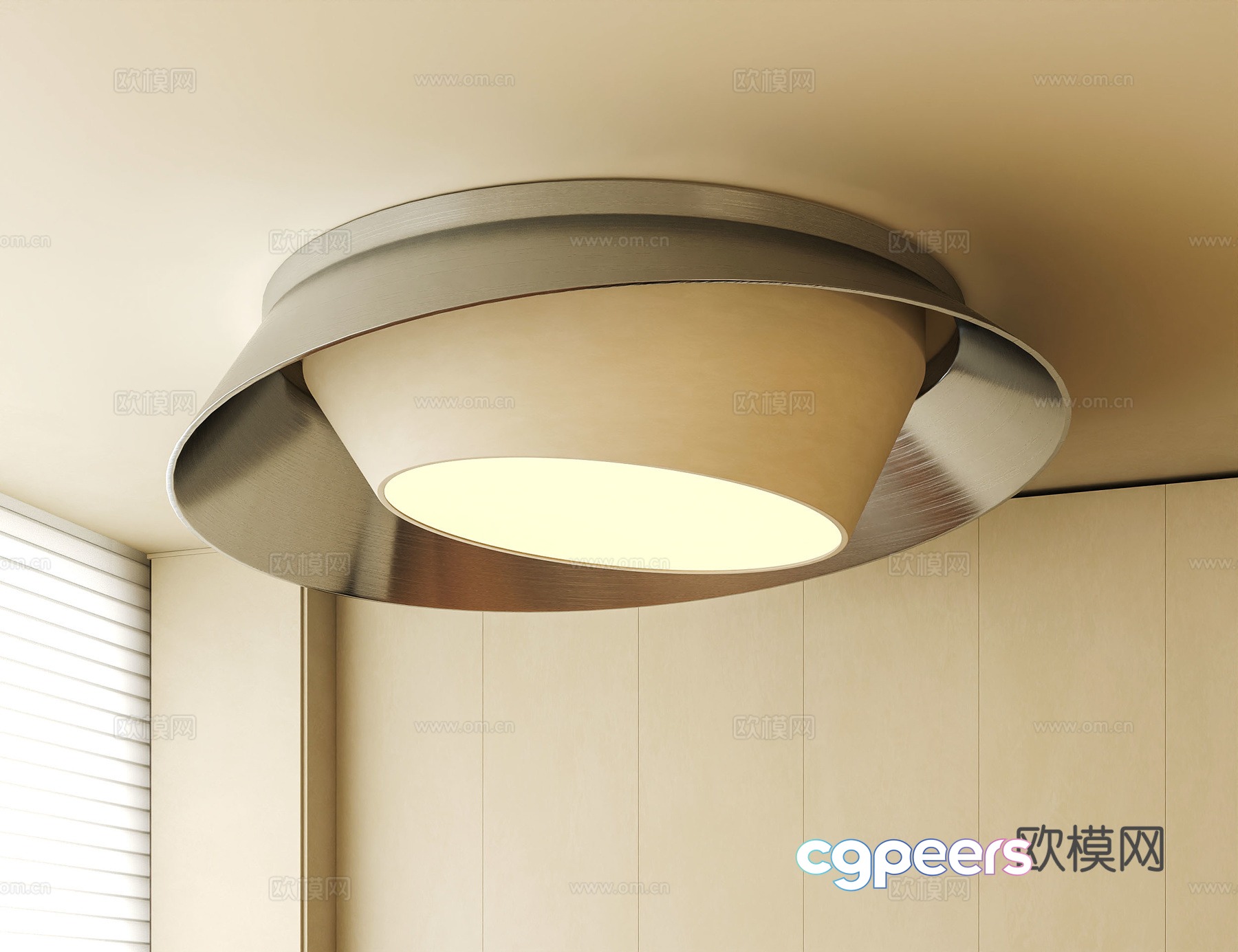 Modern ceiling light 3d model Modern ceiling light 3d model