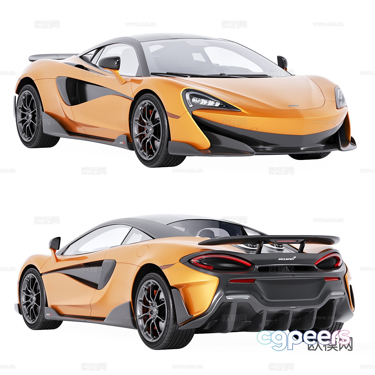 McLaren 600LT3d Model McLaren 600LT3d Model